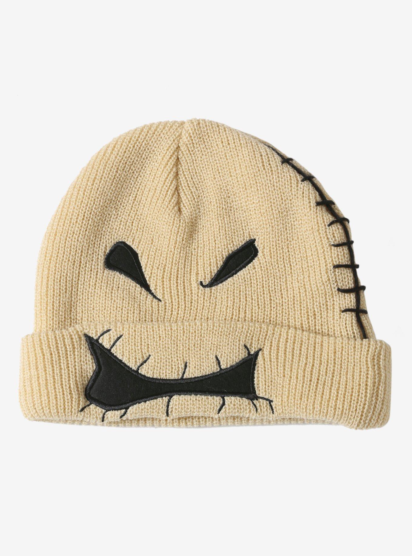 The Nightmare Before Christmas Oogie Boogie Face Watchman Beanie, , alternate