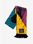 The Nightmare Before Christmas Sally Patchwork Knit Scarf, , alternate