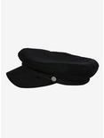 Black Corduroy Fiddler Hat, , alternate