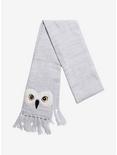 Harry Potter Waiting For My Letter Hedwig Knit Scarf, , alternate