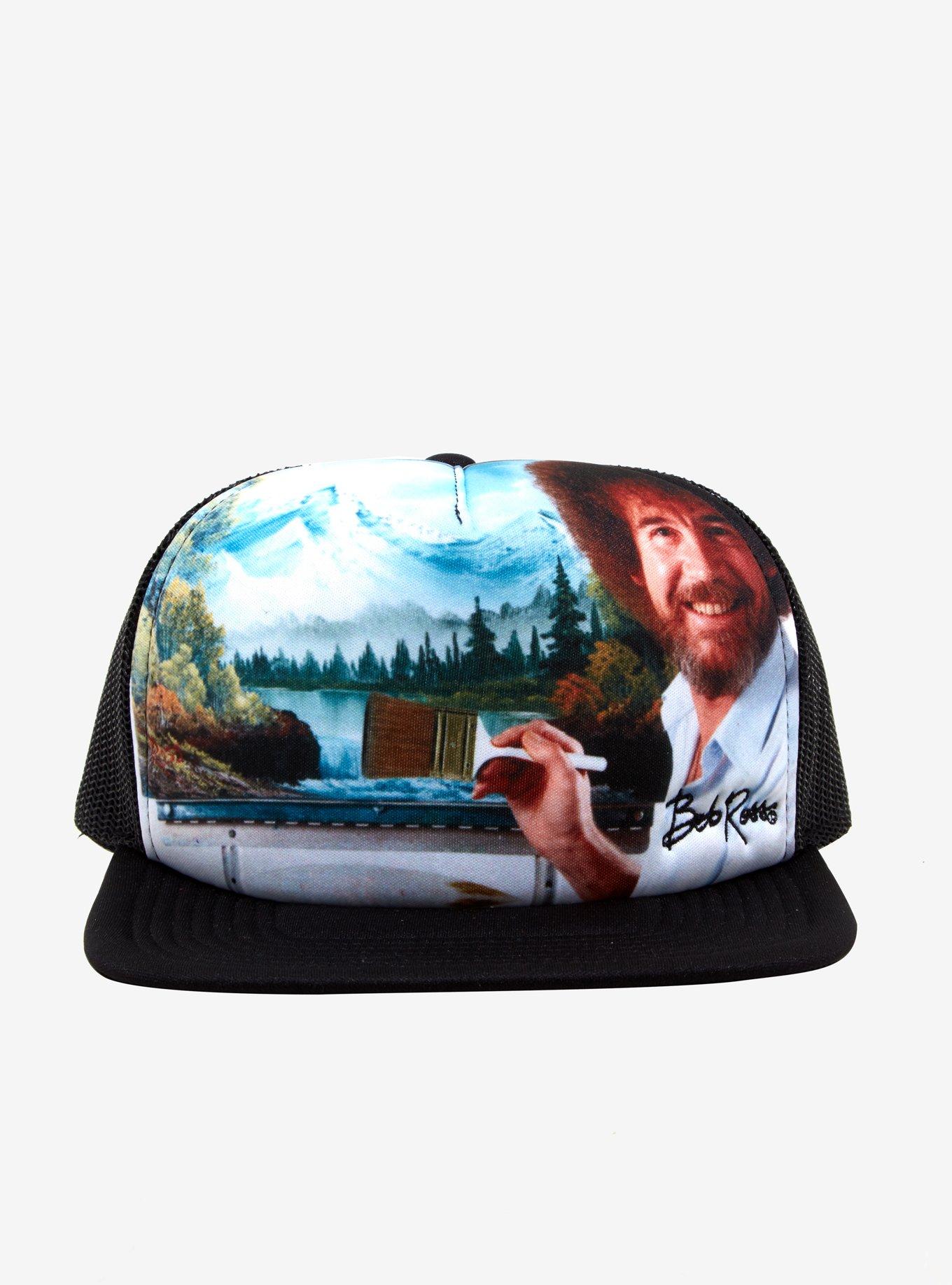 Bob Ross Landscape Snapback Hat, , alternate