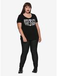 Panic! At The Disco Key Girls T-Shirt Plus Size, BLACK, alternate