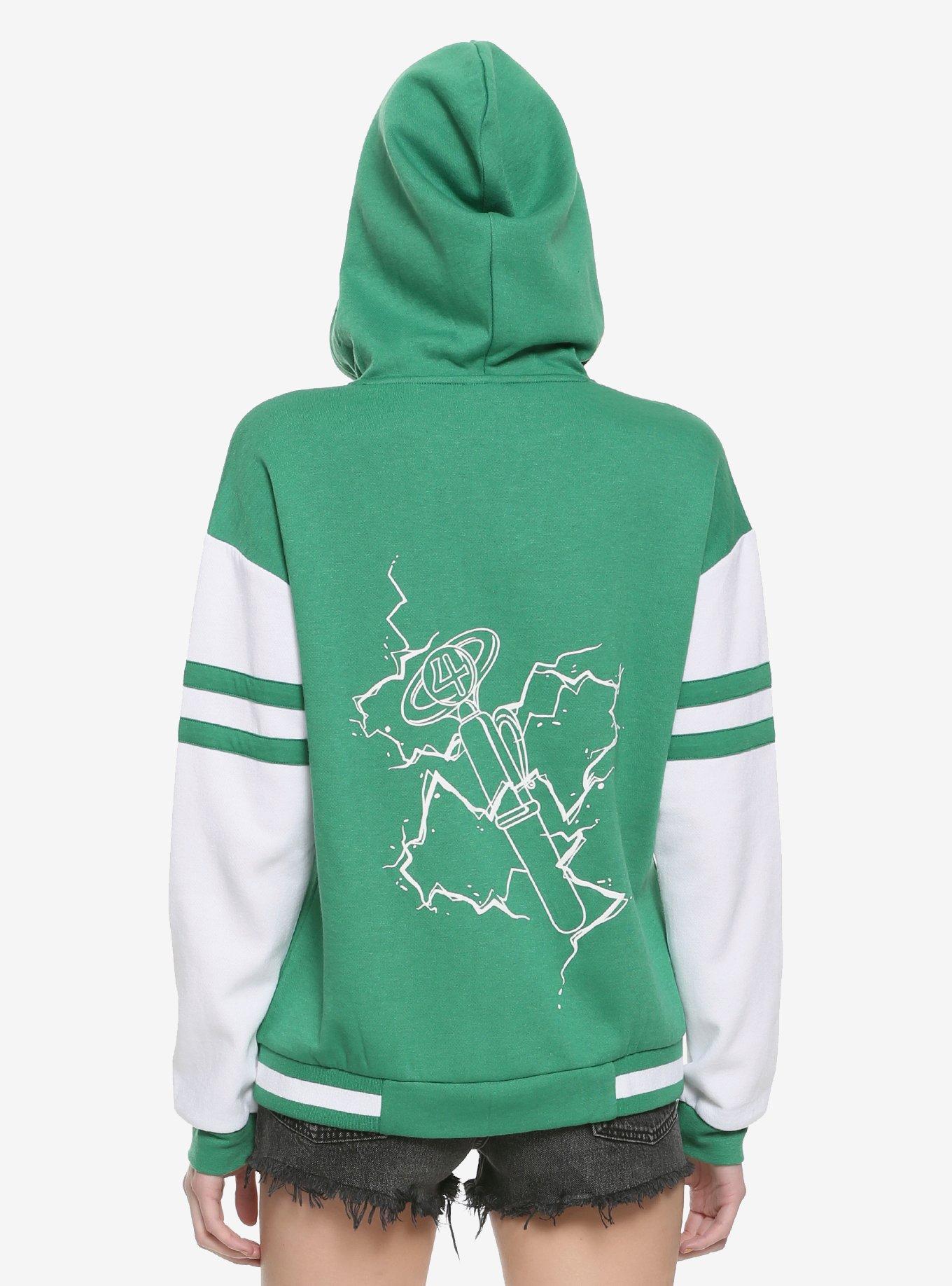 Sailor Moon Sailor Jupiter Girls Athletic Hoodie Hot Topic Exclusive, , alternate