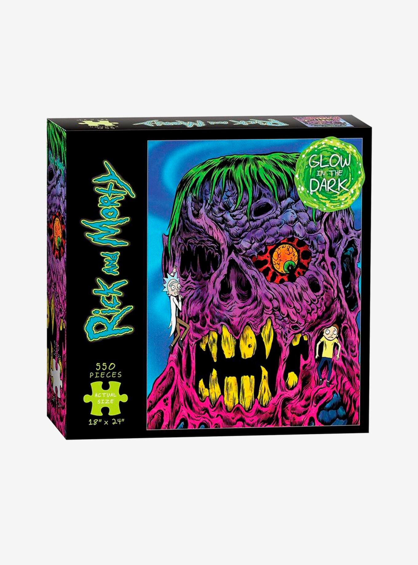 Rick And Morty Glow-In-The-Dark Eye See You Puzzle, , alternate