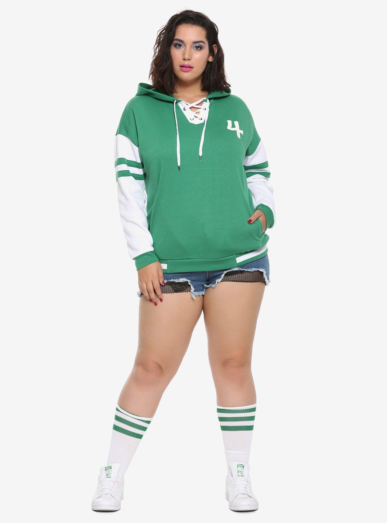 Sailor Moon Sailor Jupiter Girls Athletic Hoodie Plus Size Hot Topic Exclusive, , alternate