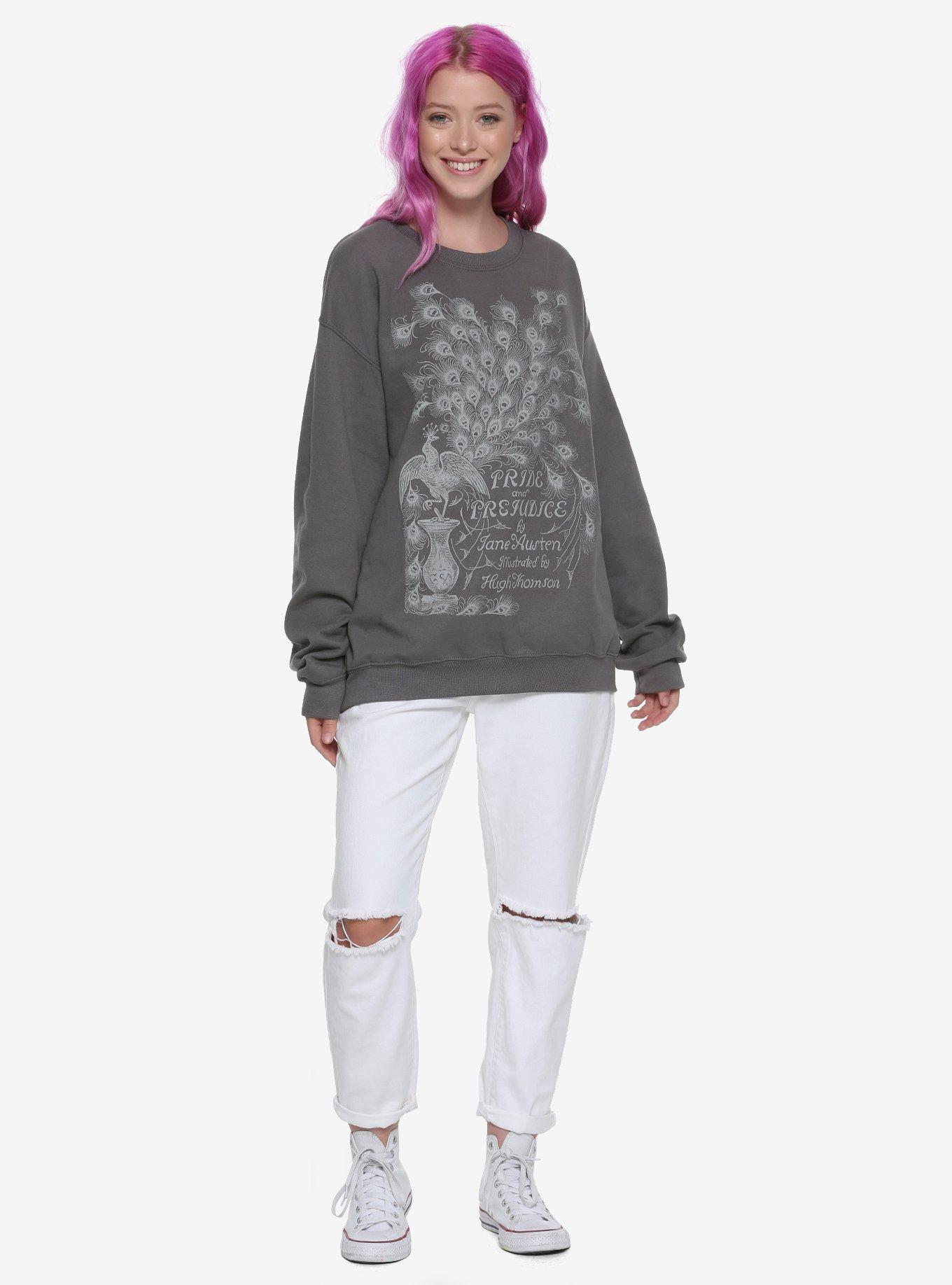 Pride And Prejudice Cover Girls Sweatshirt, , alternate