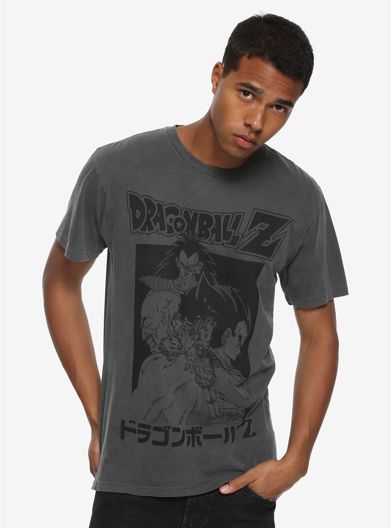 Dragon Ball Z Goku & Villains Group T-Shirt, PIGMENT DYE, alternate