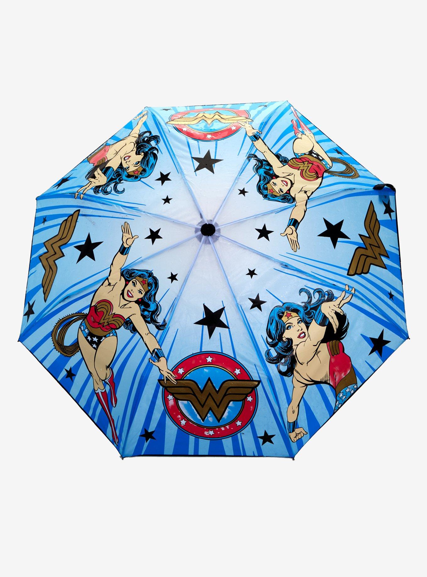 DC Wonder Woman Liquid Reactive Color Change Umbrella, , alternate