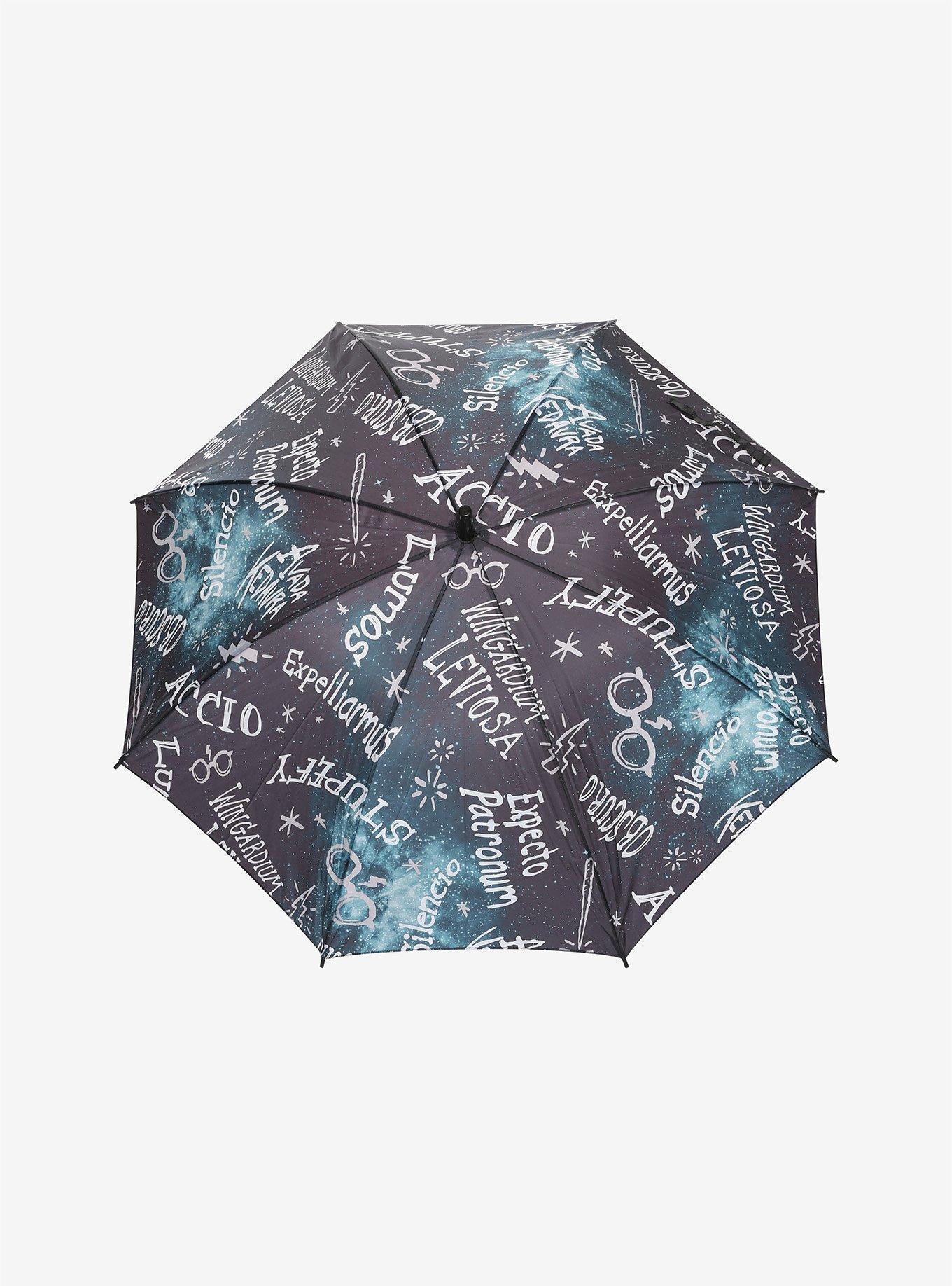 Harry Potter Spells Wand Umbrella, , alternate