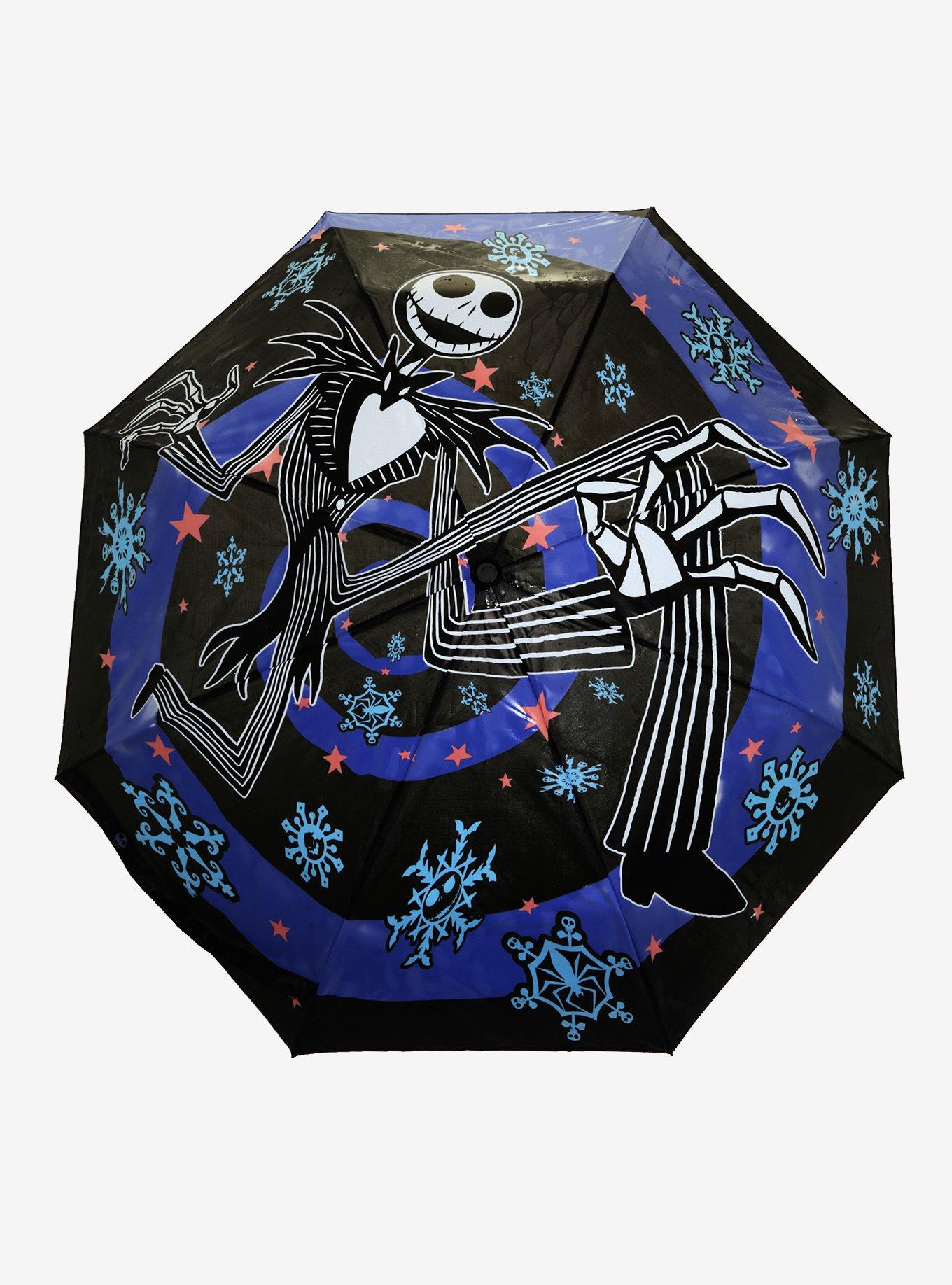 The Nightmare Before Christmas Jack Skellington Snowflake Reactive Umbrella, , alternate