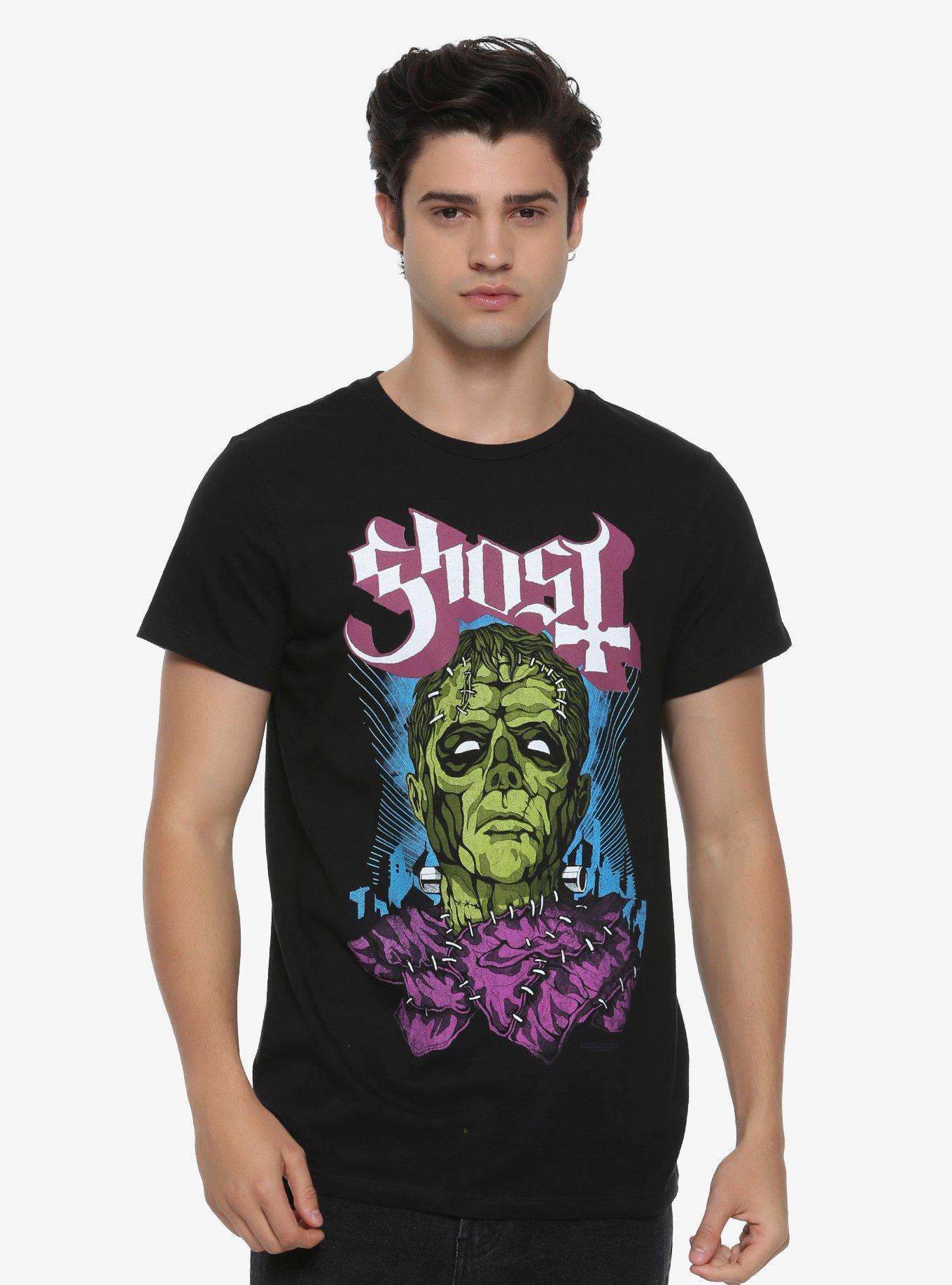 Ghost Frankenstein Shirt, BLACK, alternate