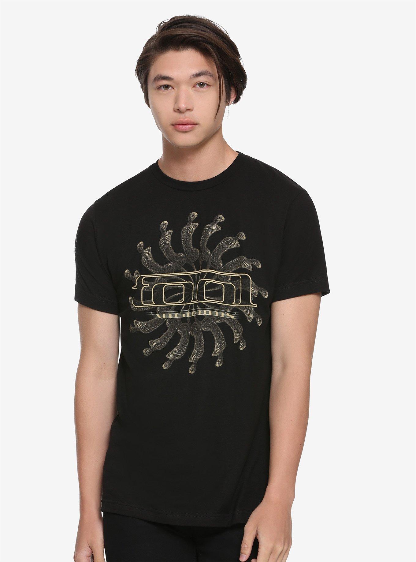 Tool Vicarious Skeleton Spiral T-Shirt, BLACK, alternate
