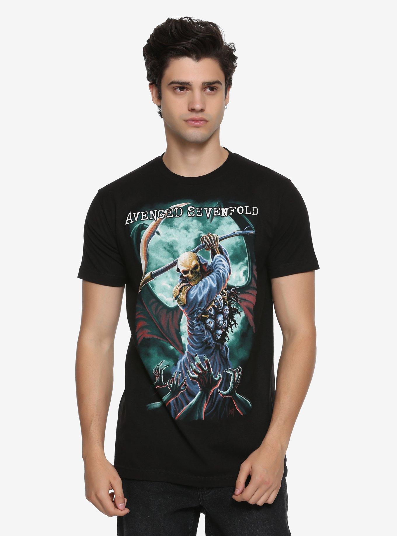 Avenged Sevenfold Slaying Reaper T-Shirt, , alternate