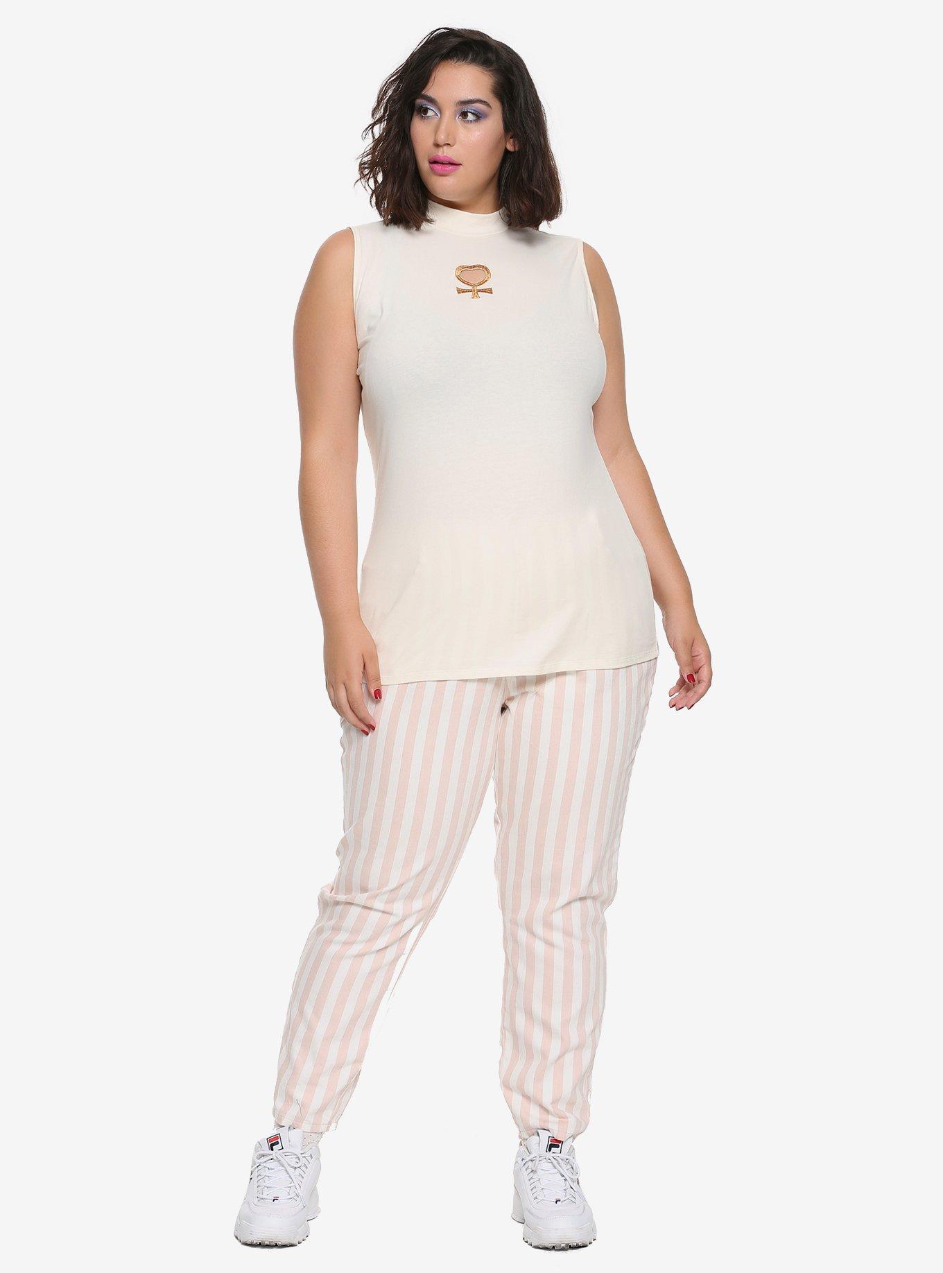 Sailor Moon Sailor Venus Mock Neck Girls T-Shirt Plus Size Hot Topic Exclusive, , alternate