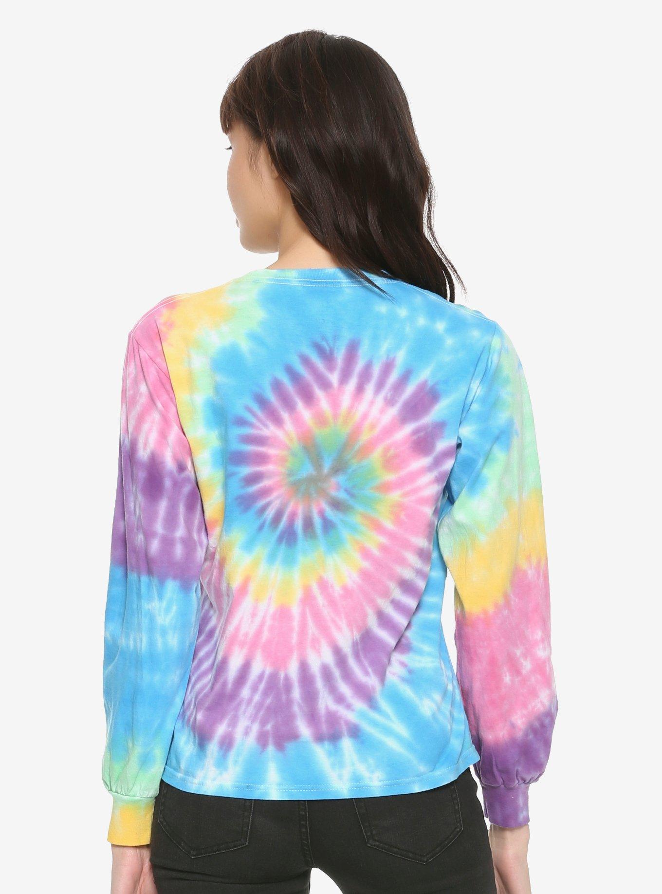 Pink Floyd Rainbow Tie-Dye Girls Long-Sleeve T-Shirt, MULTI, alternate
