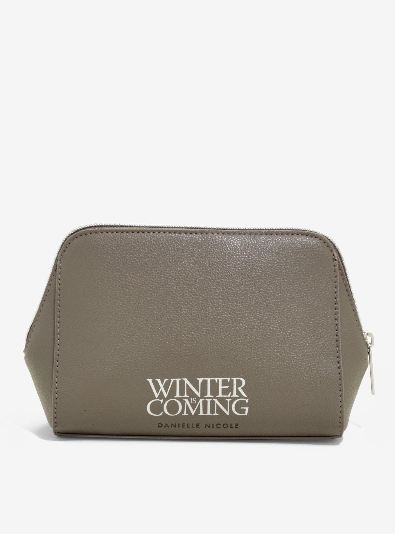 Danielle Nicole Game Of Thrones House Stark Cosmetic Bag - BoxLunch Exclusive, , alternate - view 3