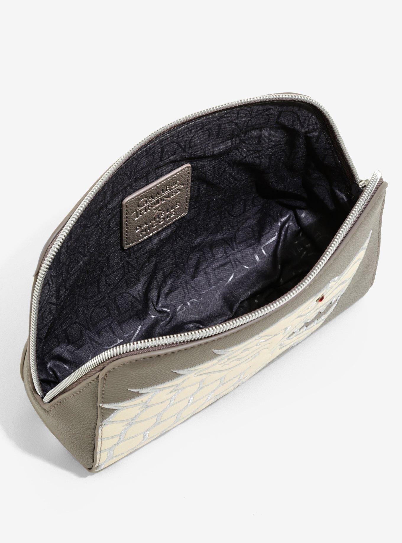 Danielle Nicole Game Of Thrones House Stark Cosmetic Bag - BoxLunch Exclusive, , alternate - view 4