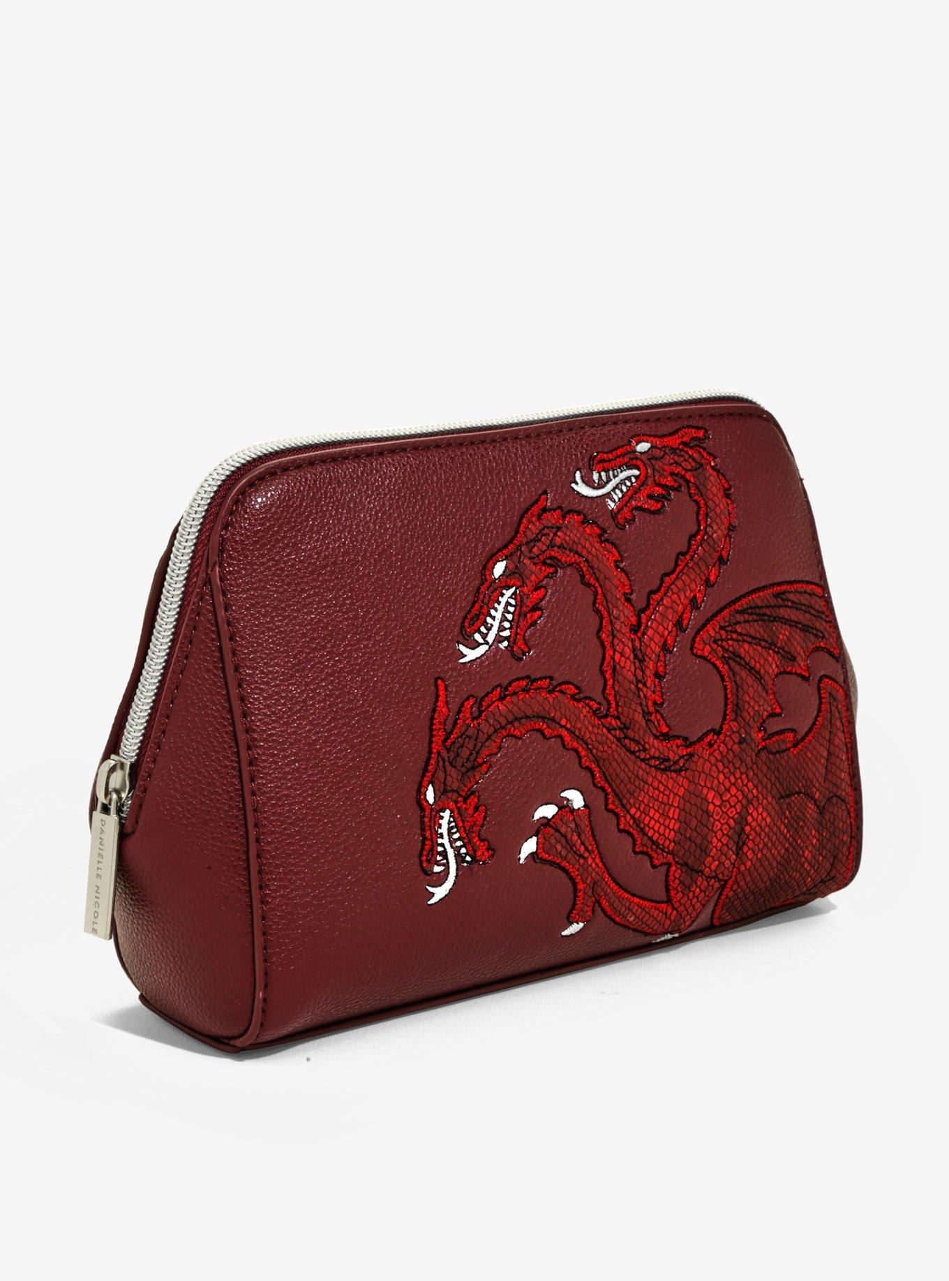 Danielle Nicole Game Of Thrones House Targaryen Cosmetic Bag - BoxLunch Exclusive, , alternate