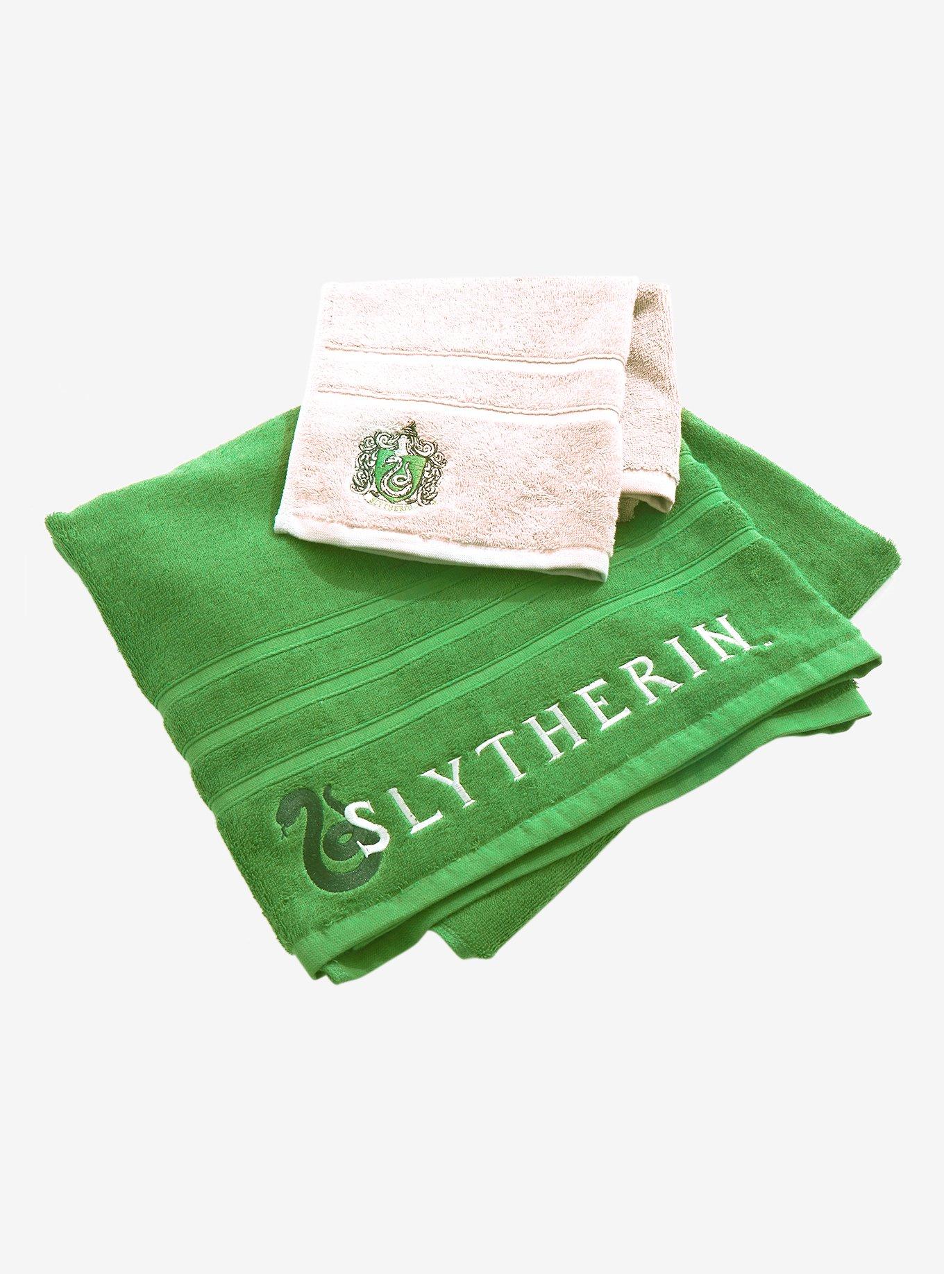 Harry Potter Slytherin Towel Set - BoxLunch Exclusive, , alternate