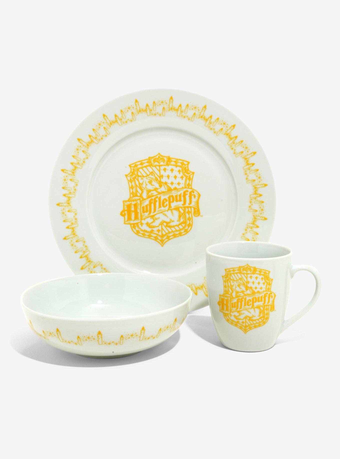 Harry Potter Hufflepuff Dinnerware Set - BoxLunch Exclusive, , alternate