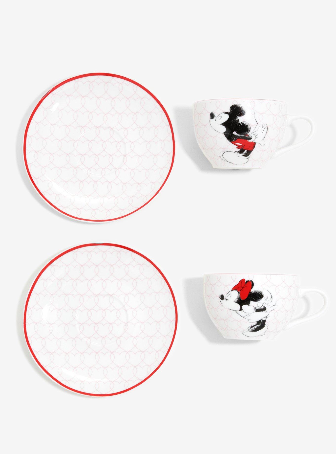 Disney Mickey Mouse & Minnie Mouse Teacup Set - BoxLunch Exclusive, , alternate