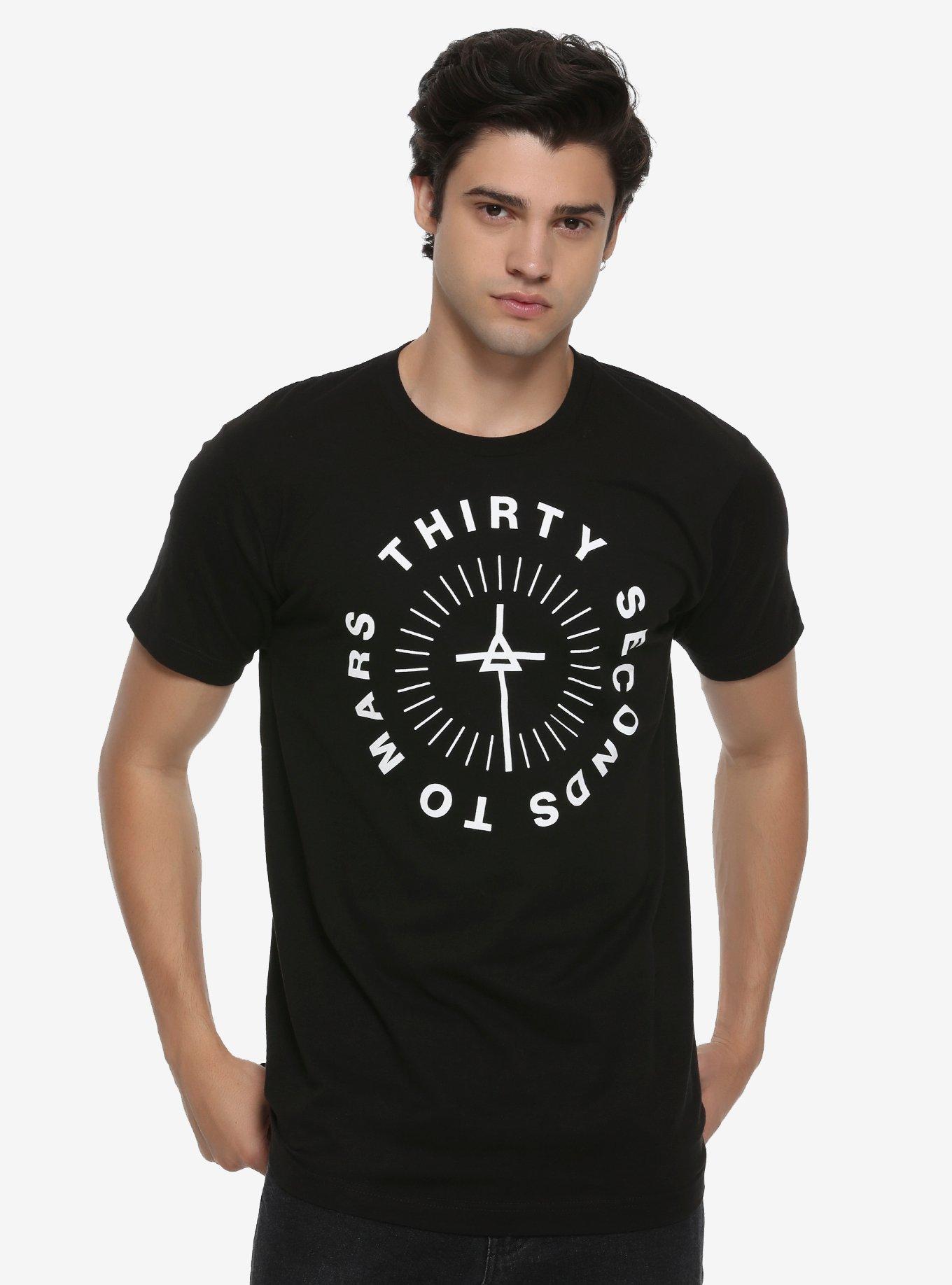 Thirty Seconds To Mars Cross Logo T-Shirt, , alternate