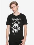 With Confidence Rose T-Shirt, , alternate