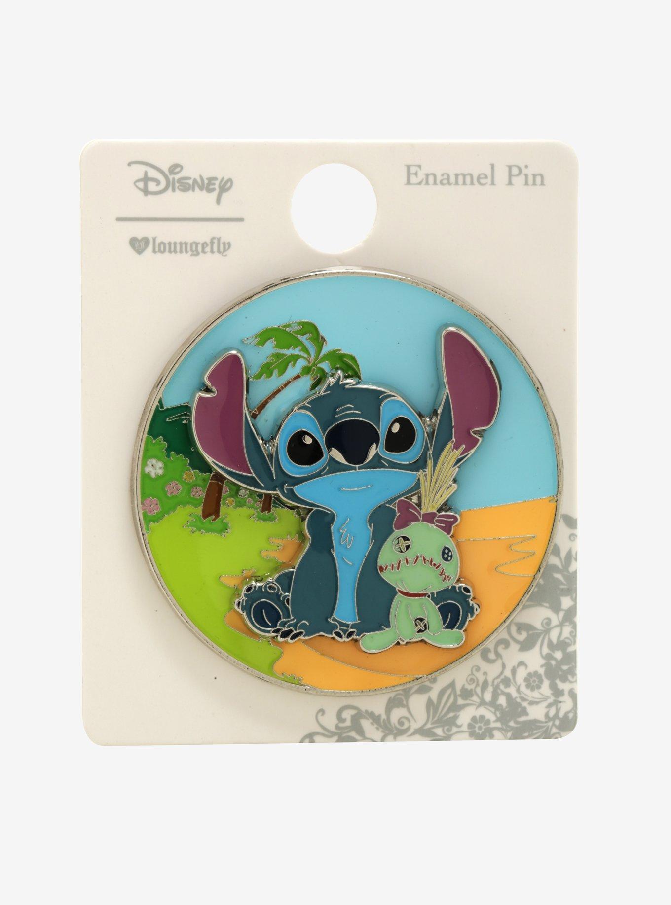 Disney Lilo & Stitch Scrump And Stitch Enamel Pin - BoxLunch Exclusive, , alternate