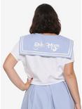 Sailor Moon School Uniform Girls Crop Top Plus Size Hot Topic Exclusive, , alternate