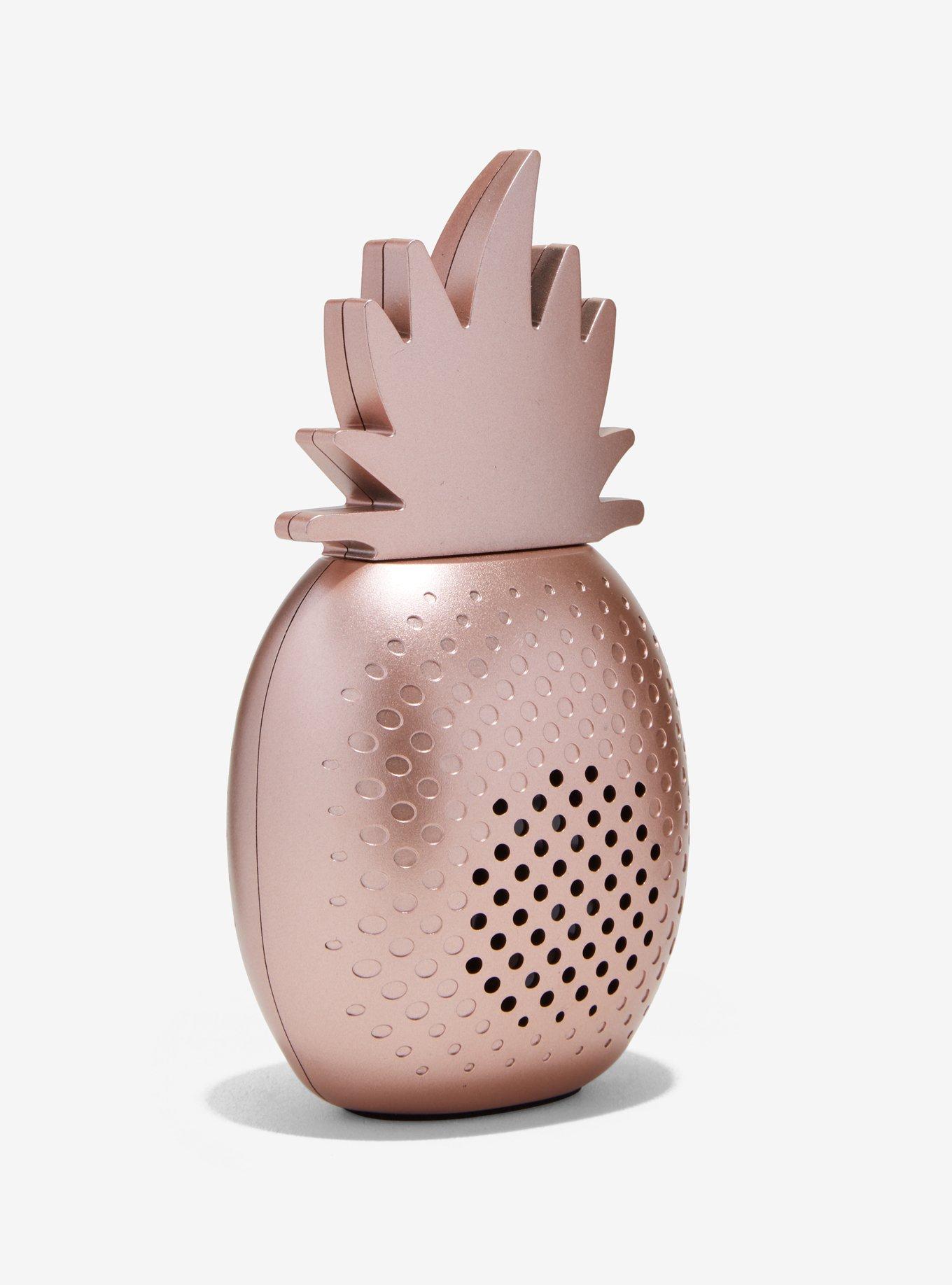 Rose Gold Pineapple Wireless Bluetooth Speaker, , alternate