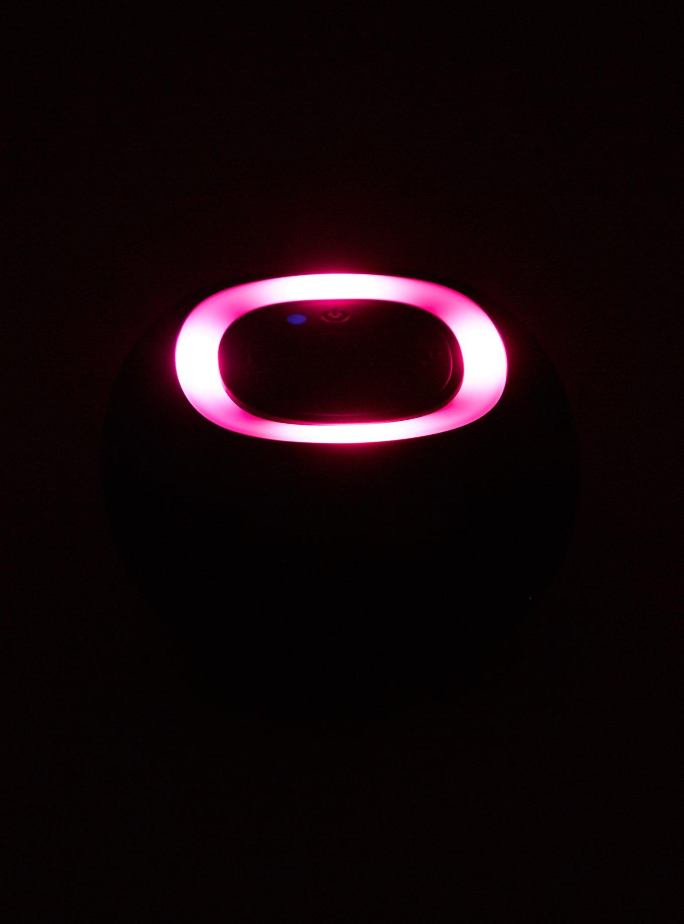 Sharper Image Black LED Wireless Shower Speaker, , alternate
