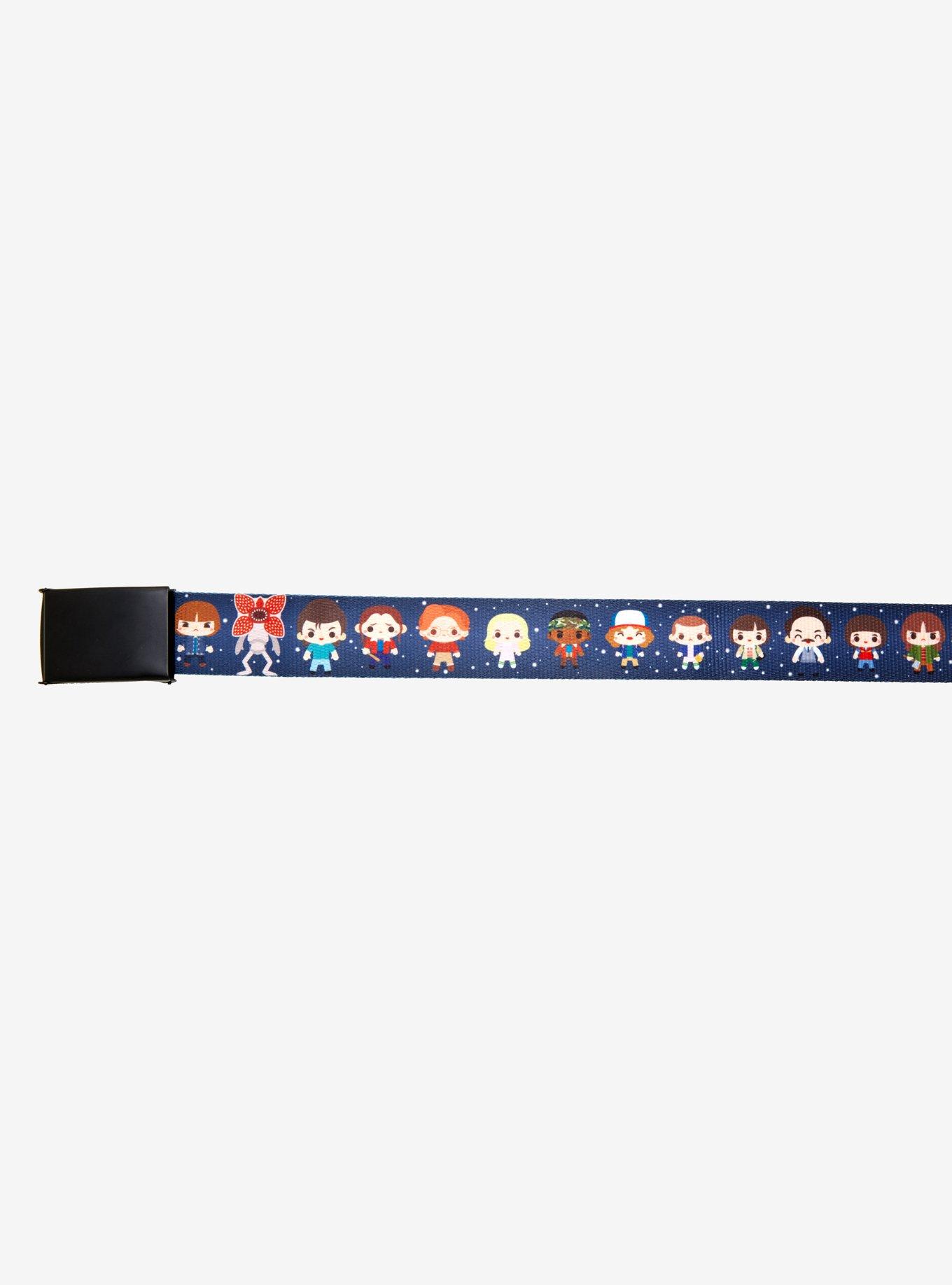 Loungefly Stranger Things Chibi Character Web Belt, , alternate