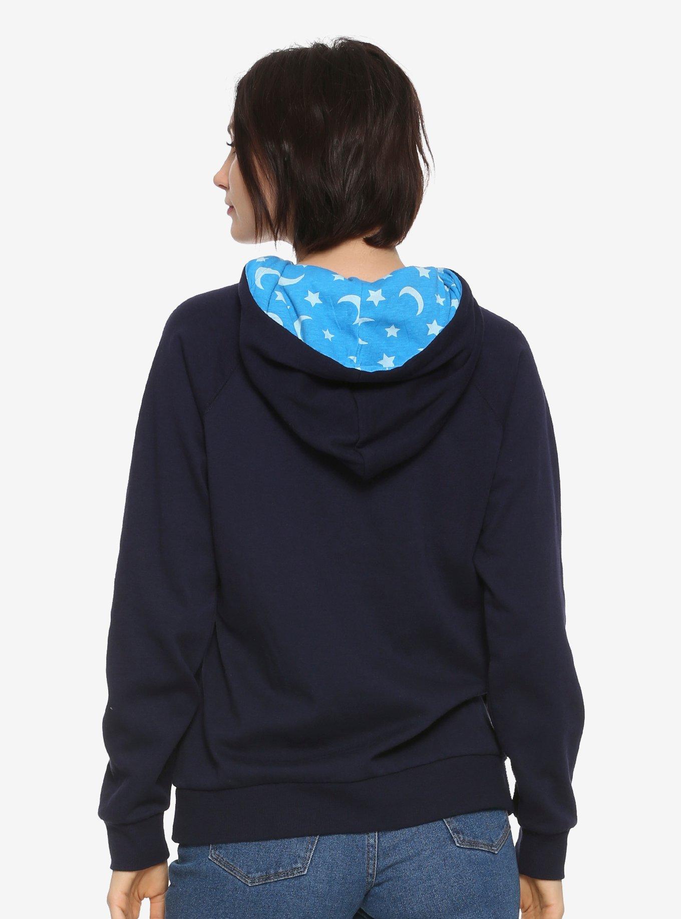 Disney Fantasia Sorcerer Mickey Mouse Womens Hoodie - BoxLunch Exclusive, , alternate