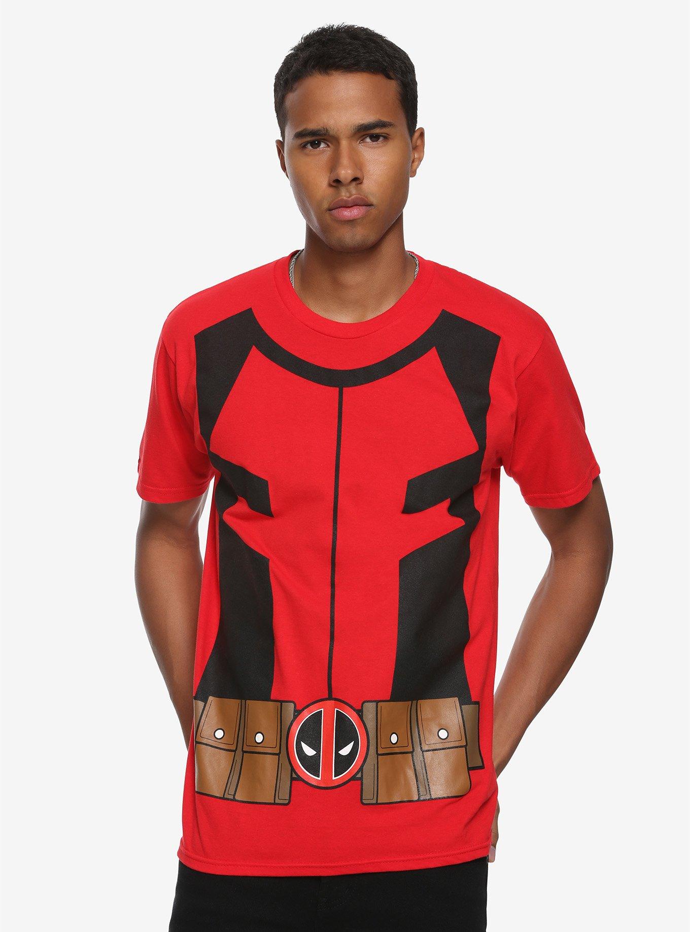 Marvel Deadpool Cosplay T-Shirt, , alternate