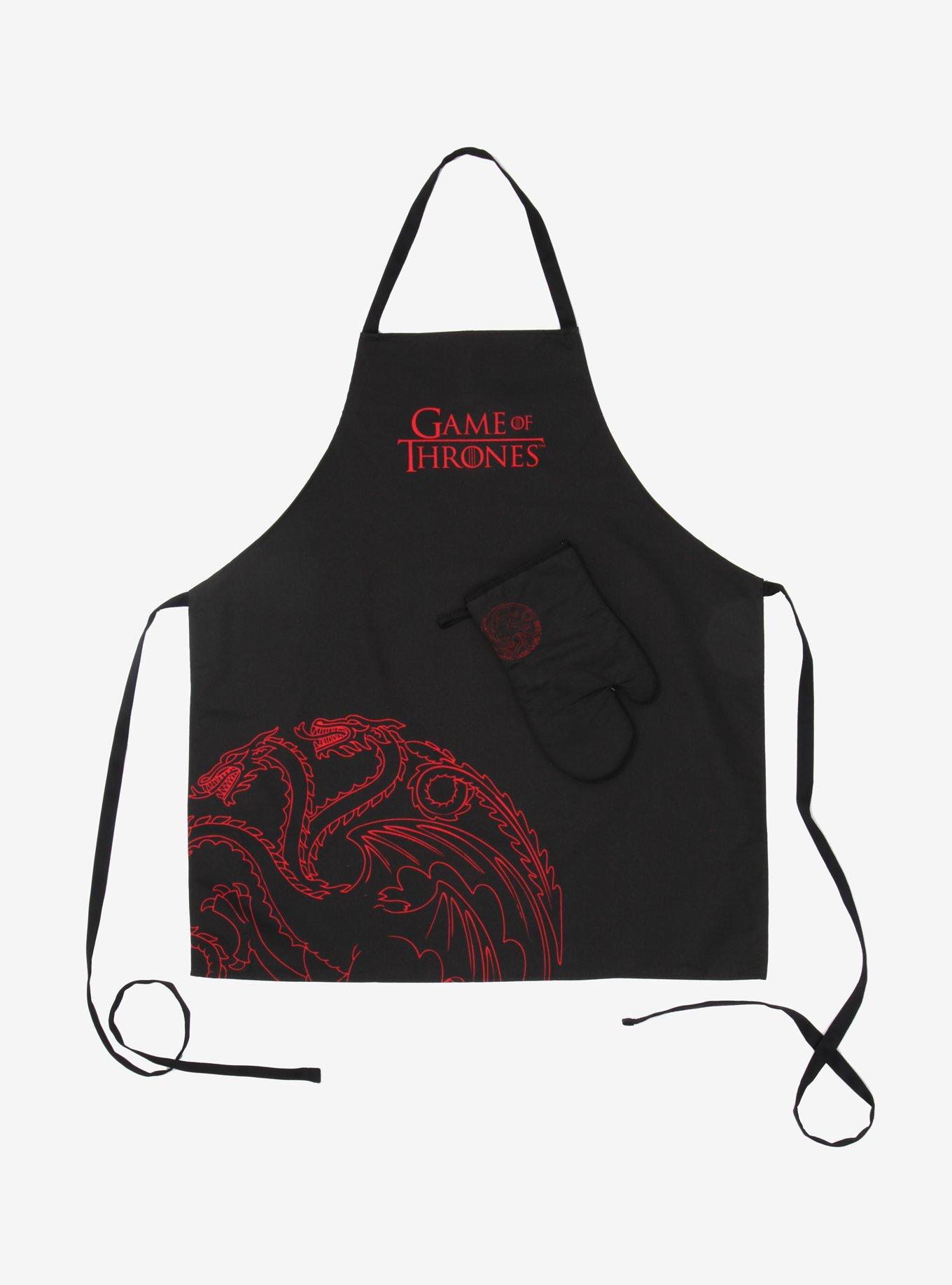 Game Of Thrones House Targaryen Apron & Oven Mitt Set, , alternate