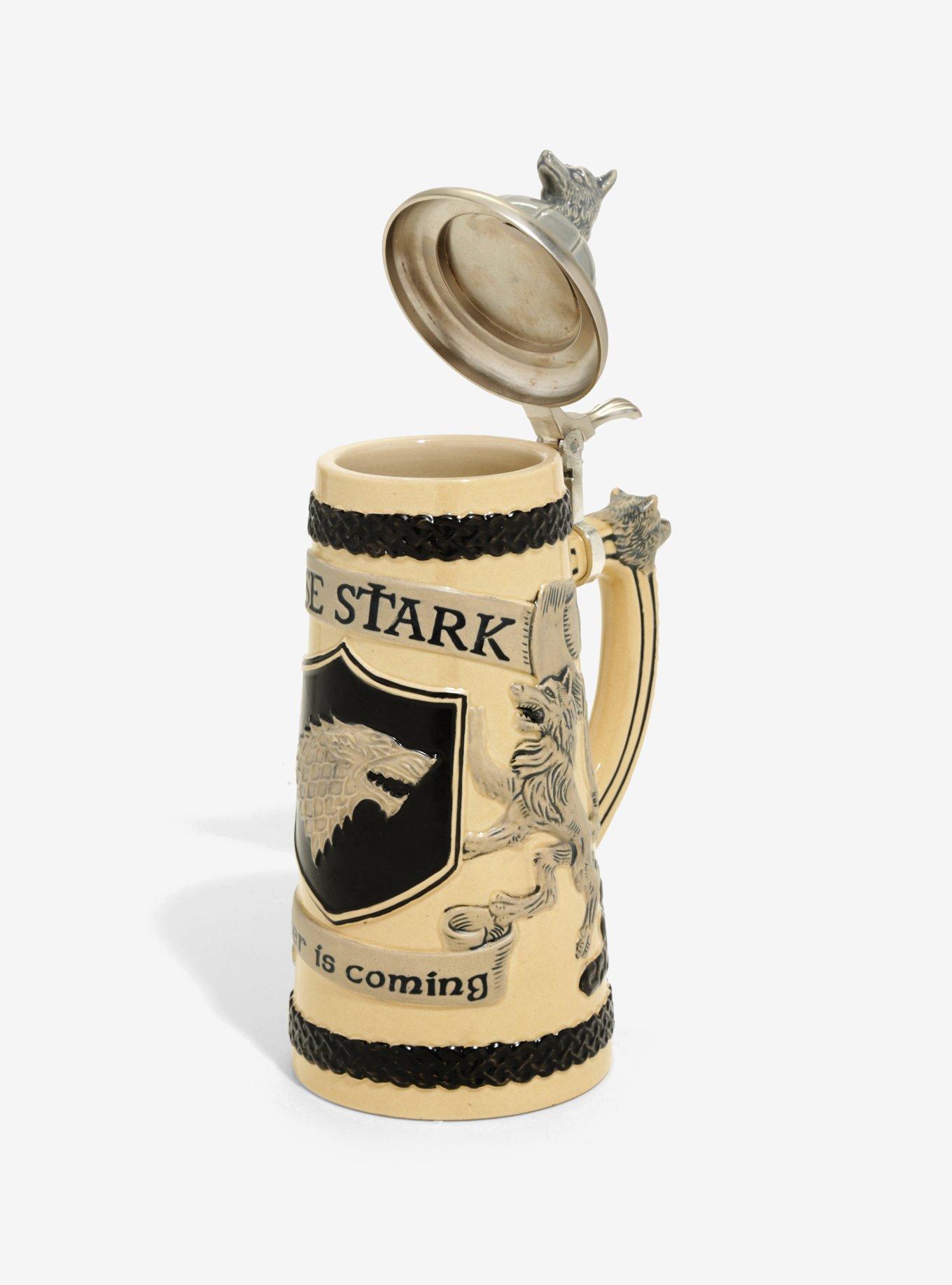 Game Of Thrones House Stark Ceramic Stein, , alternate
