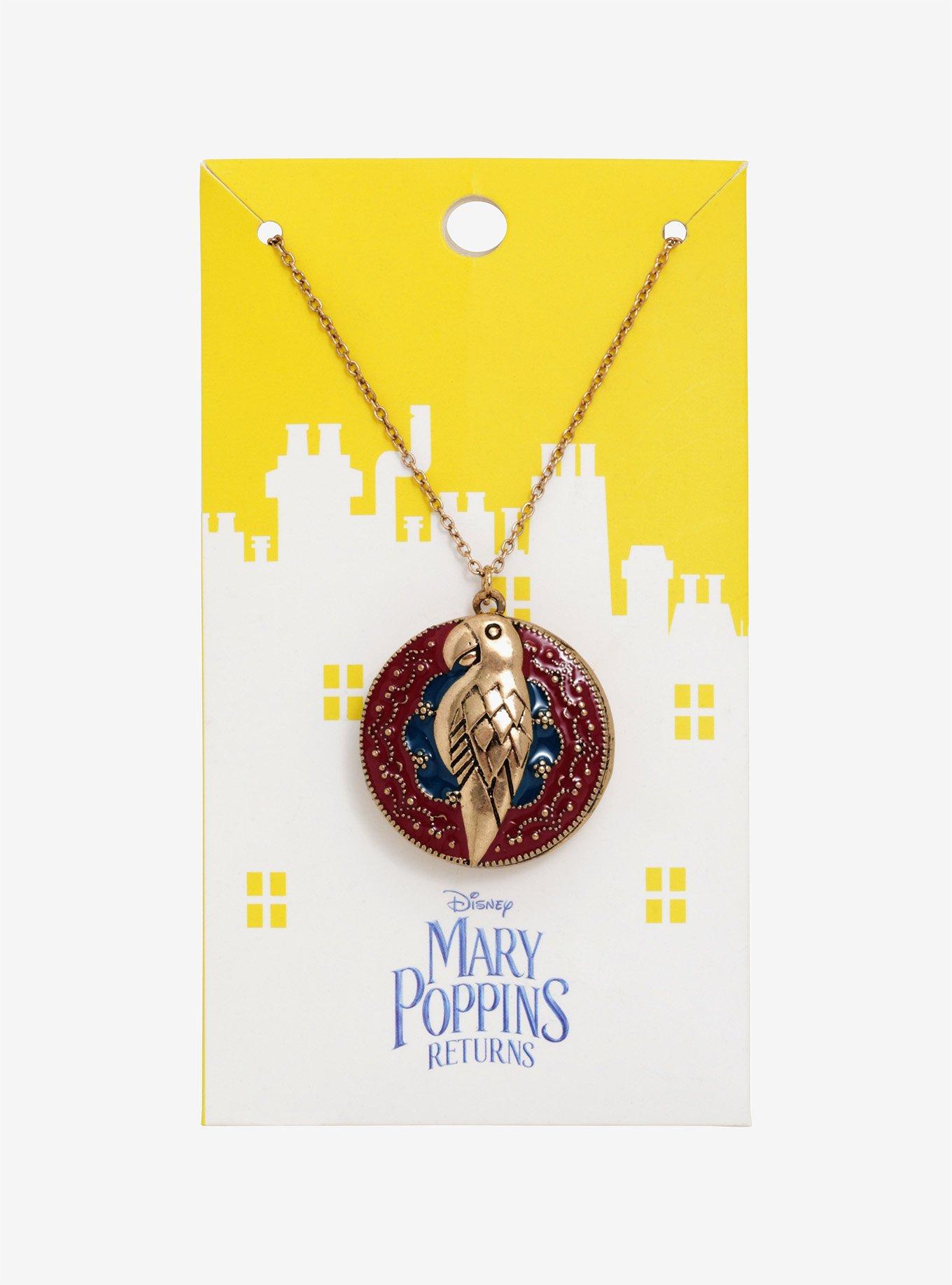 Disney Mary Poppins Returns Parrot Locket Necklace, , alternate