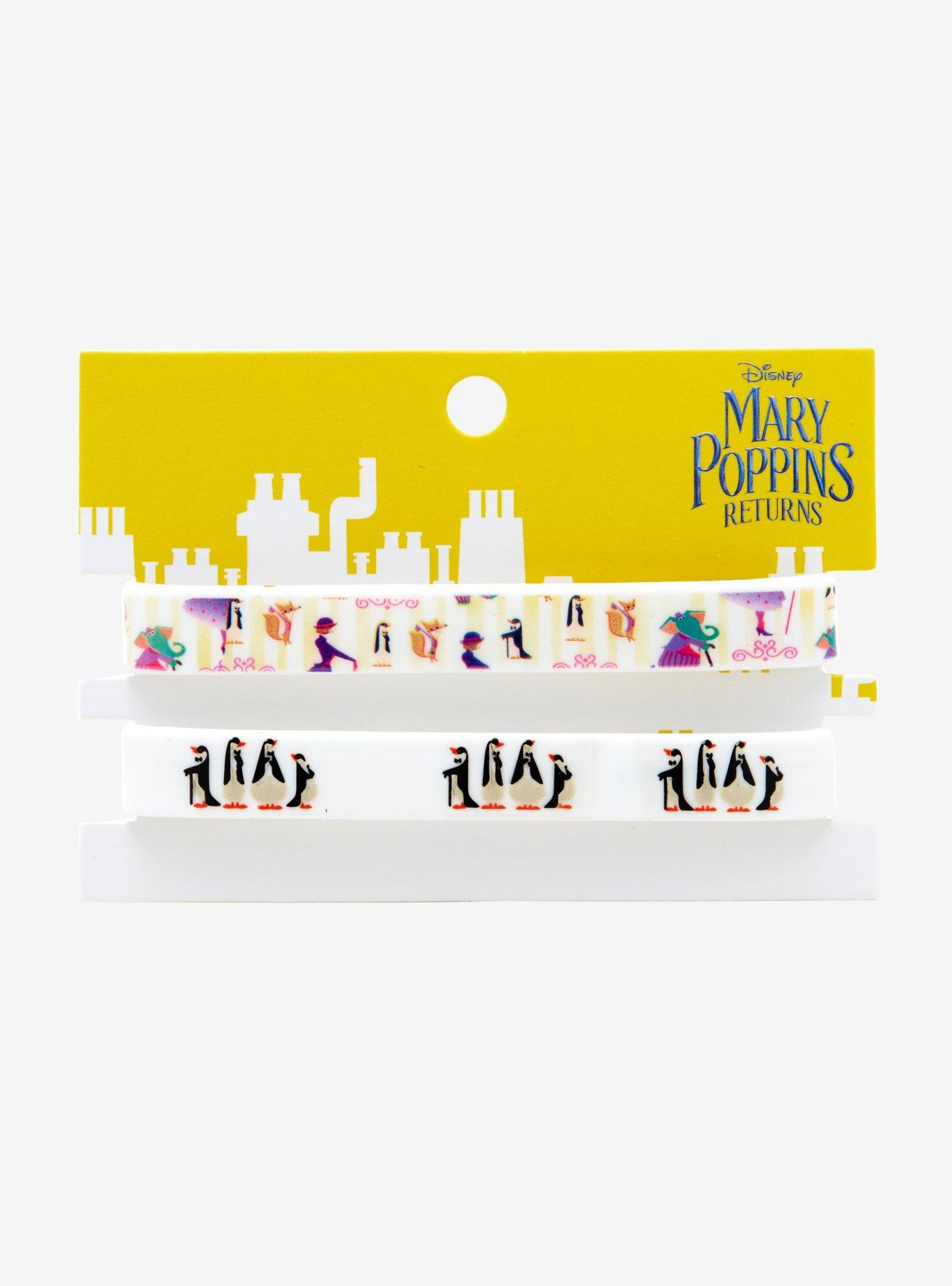 Disney Mary Poppins Returns Rubber Bracelet Set, , alternate