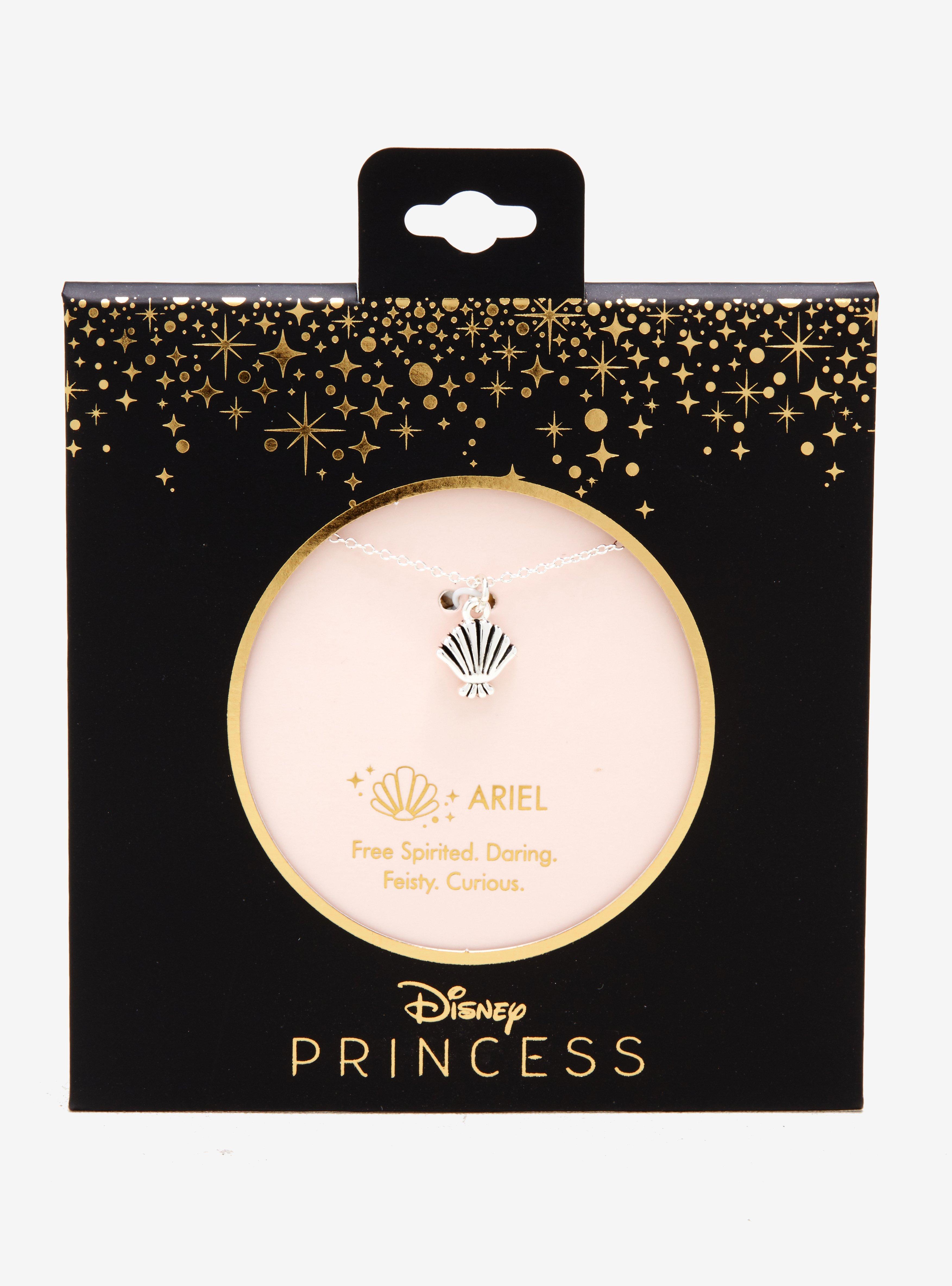 Disney Princess Ariel Dainty Charm Necklace, , alternate