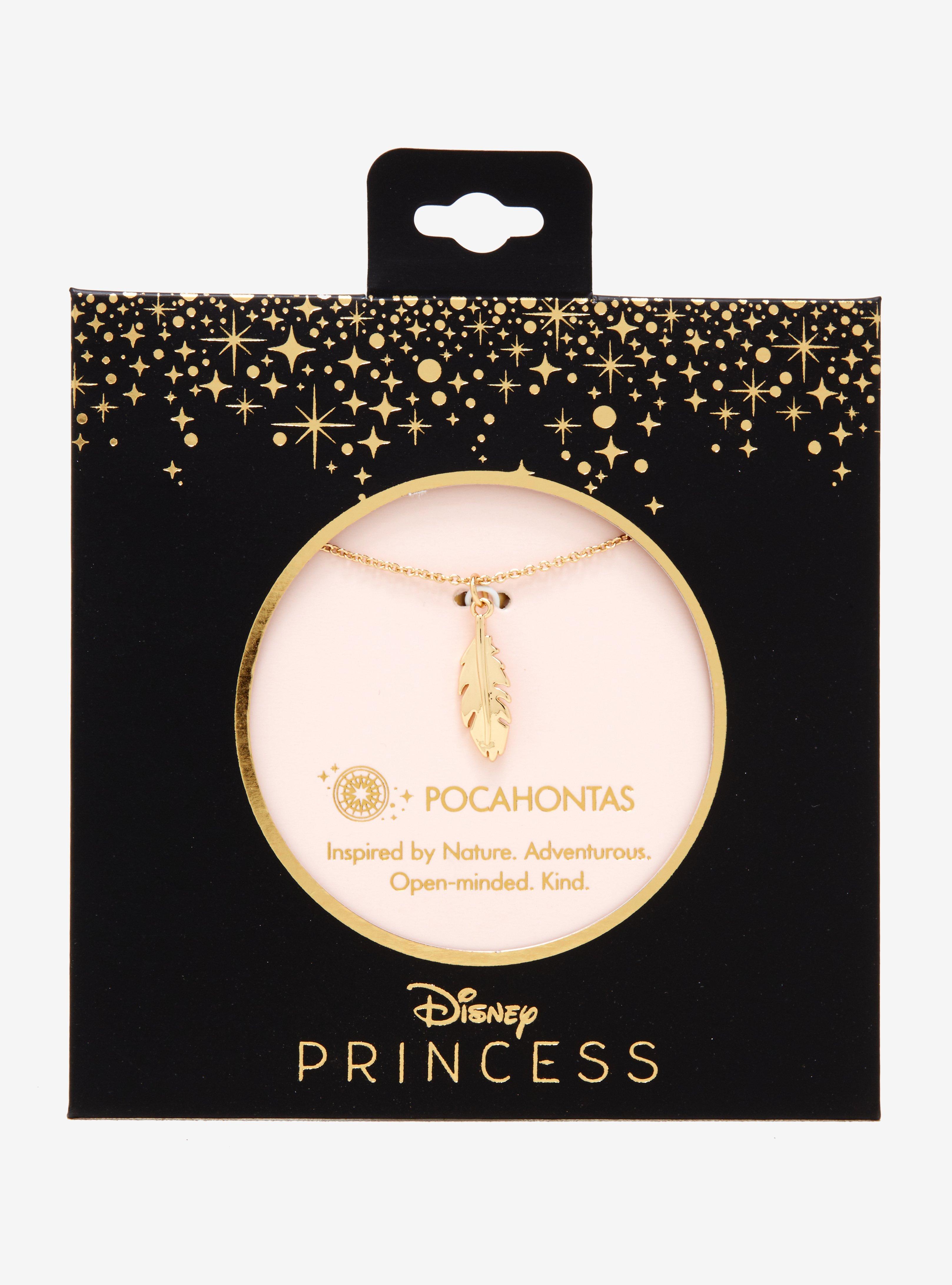 Disney Princess Pocahontas Dainty Charm Necklace, , alternate