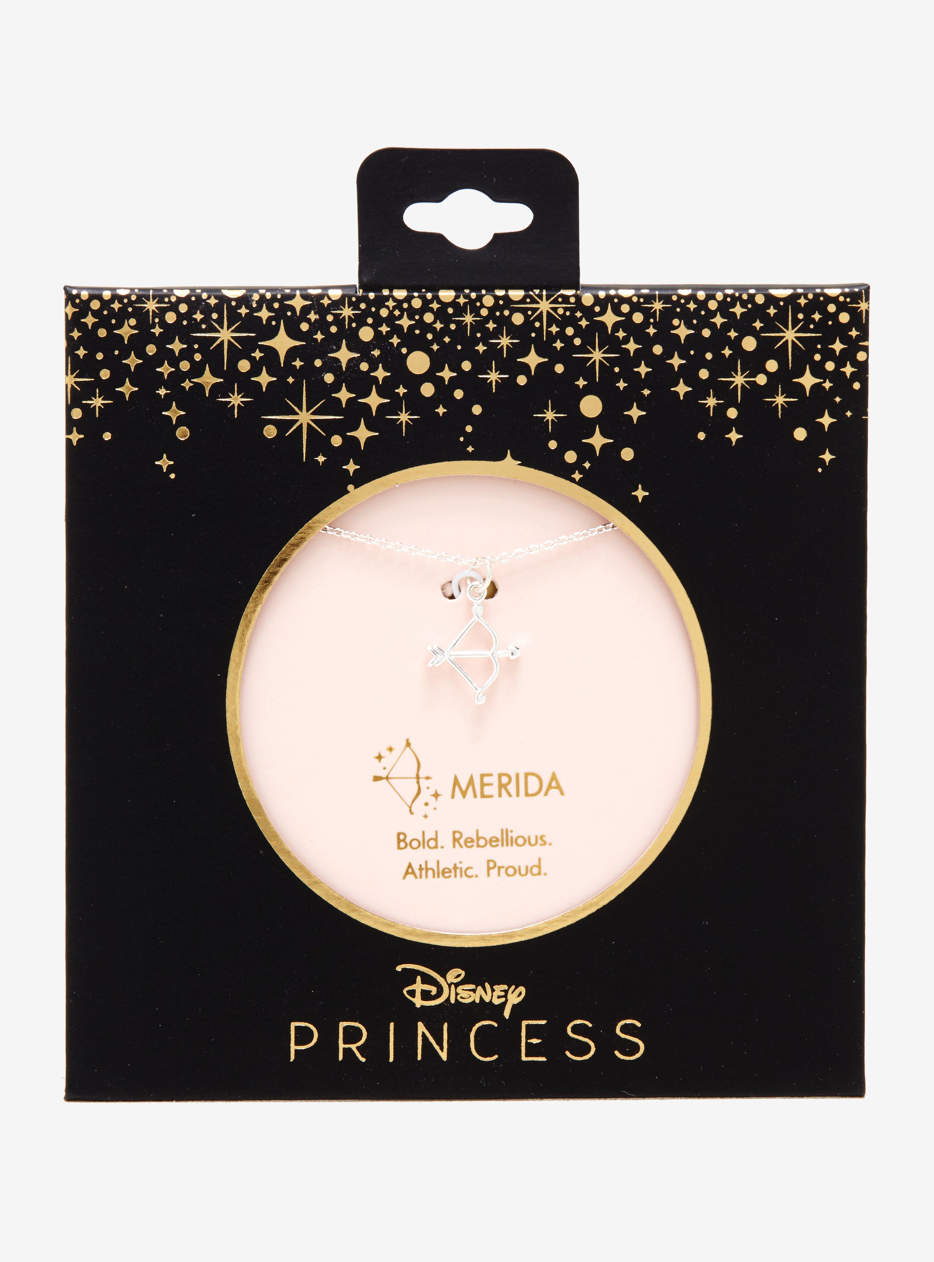Disney Princess Merida Dainty Charm Necklace, , alternate