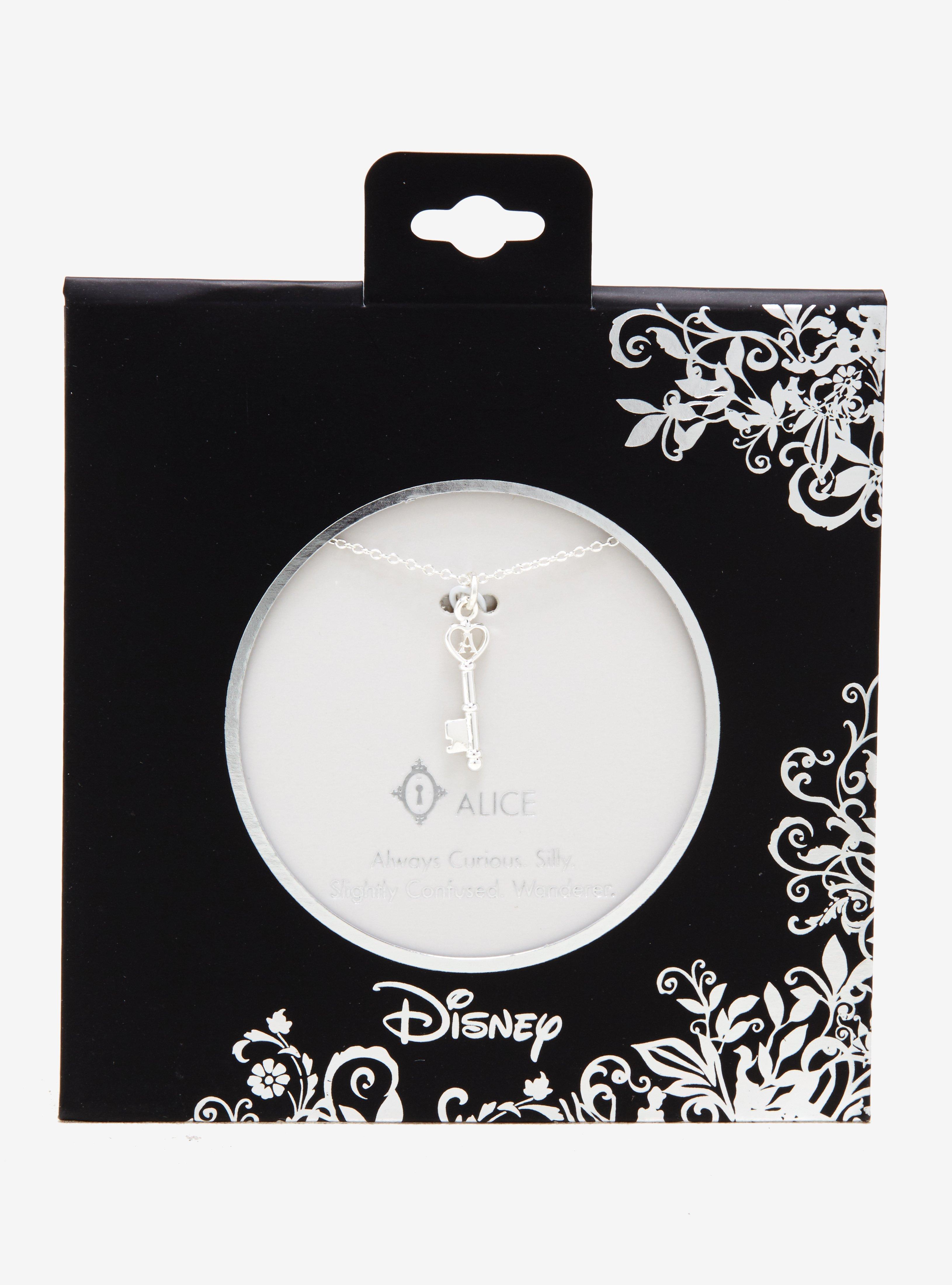 Disney Alice In Wonderland Dainty Charm Necklace, , alternate