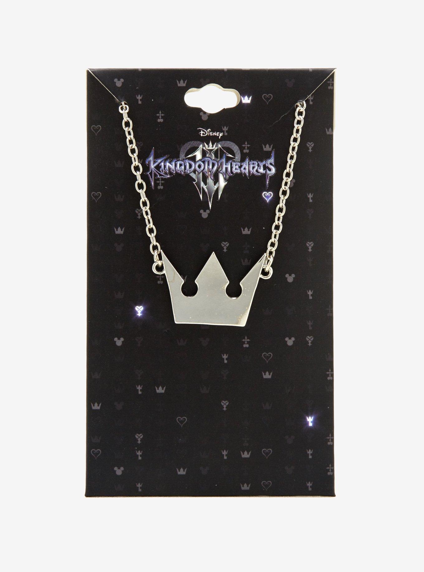 Disney Kingdom Hearts Crown Replica Pendant Necklace, , alternate