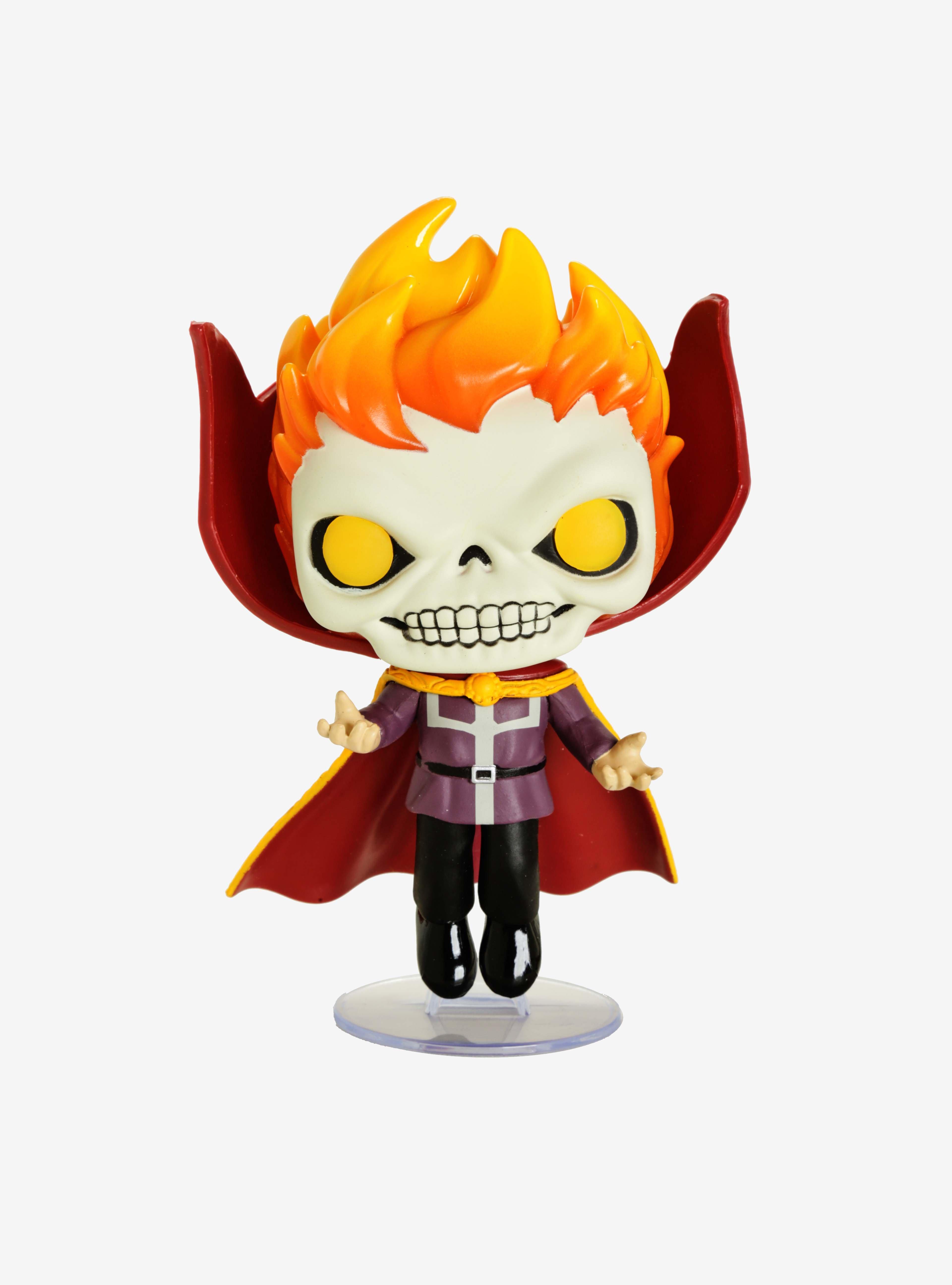 Funko Marvel Pop Doctor Strange Ghost Rider Vinyl Bobble Head 2018 L.A. Comic Con Exclusive Hot Topic