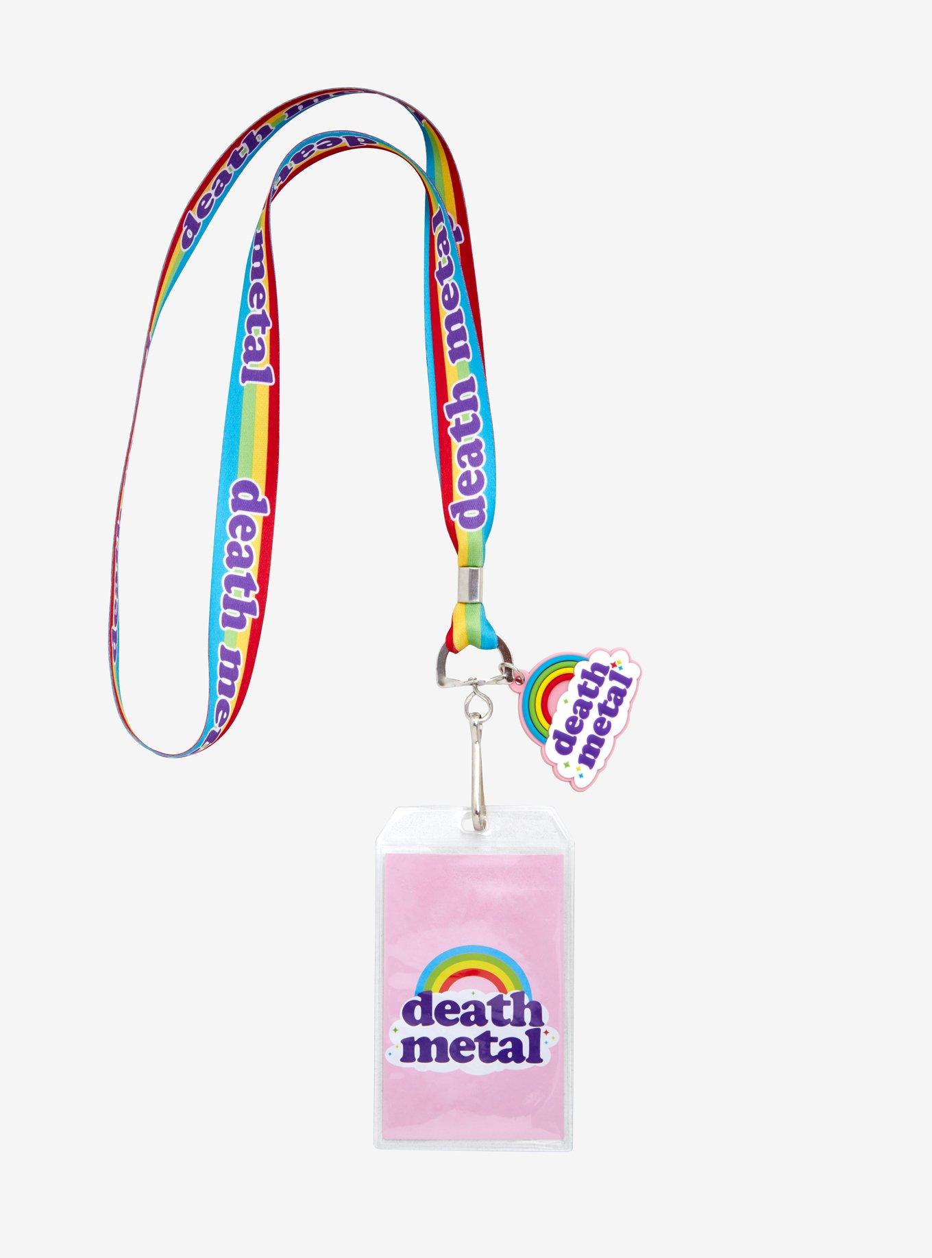 Death Metal Rainbow Lanyard, , alternate