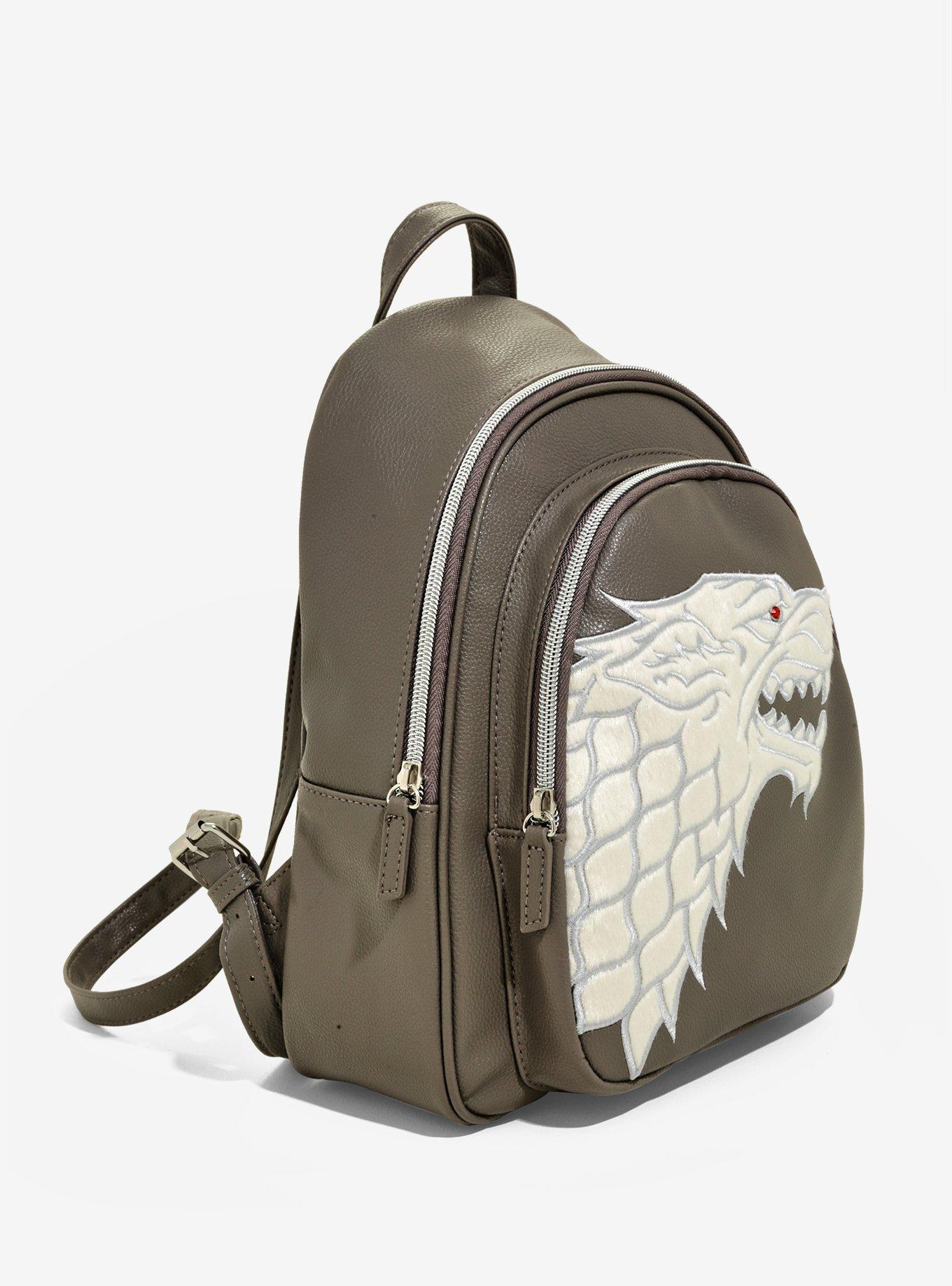 Danielle Nicole Game Of Thrones House Stark Mini Backpack - BoxLunch Exclusive, , alternate