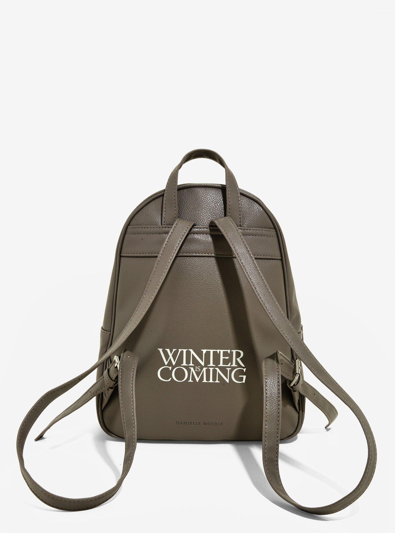 Danielle Nicole Game Of Thrones House Stark Mini Backpack - BoxLunch Exclusive, , alternate