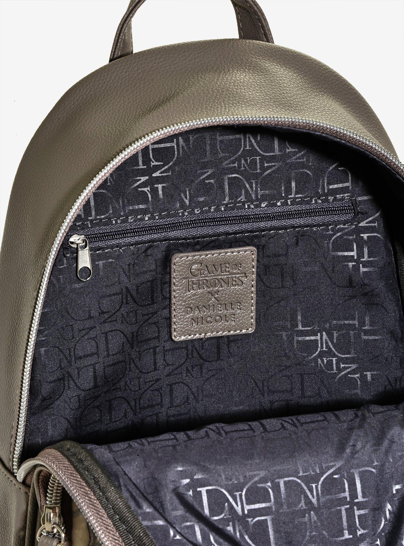 Danielle Nicole Game Of Thrones House Stark Mini Backpack - BoxLunch Exclusive, , alternate