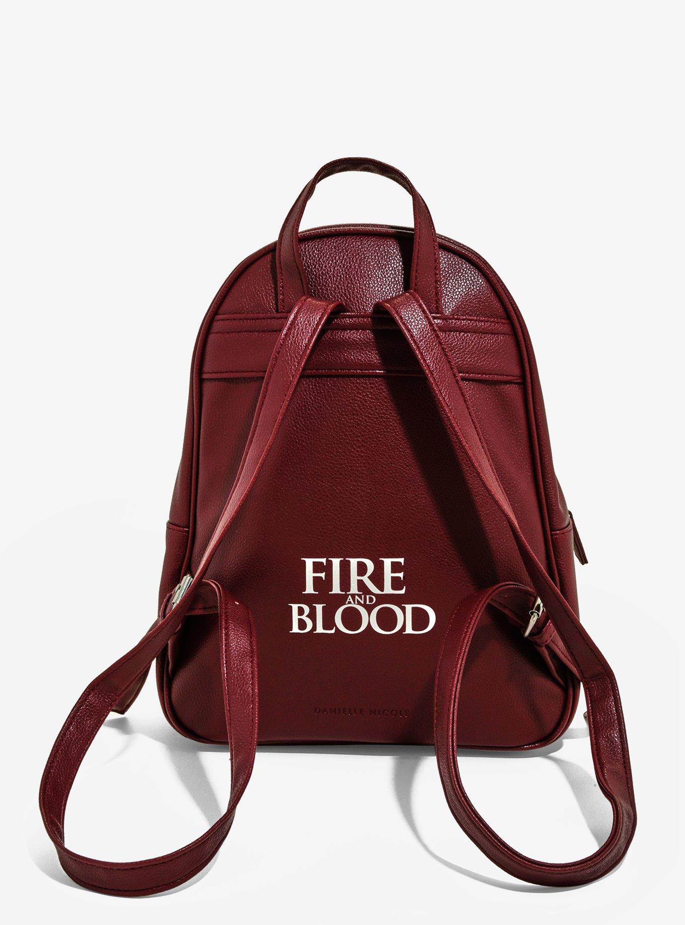 Danielle Nicole Game Of Thrones House Targaryen Mini Backpack - BoxLunch Exclusive, , alternate