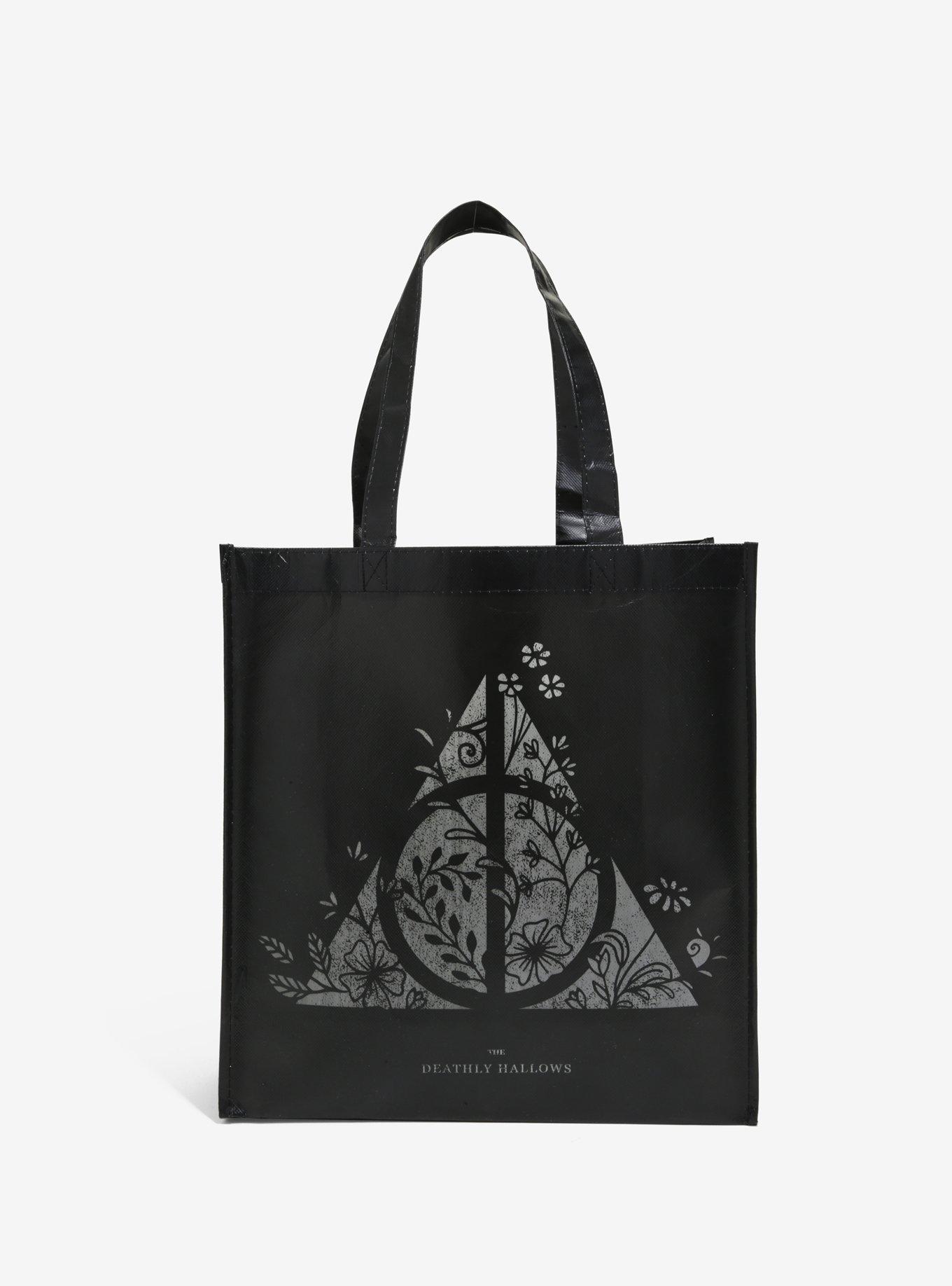 Harry Potter Deathly Hallows Reusable Tote - BoxLunch Exclusive, , alternate